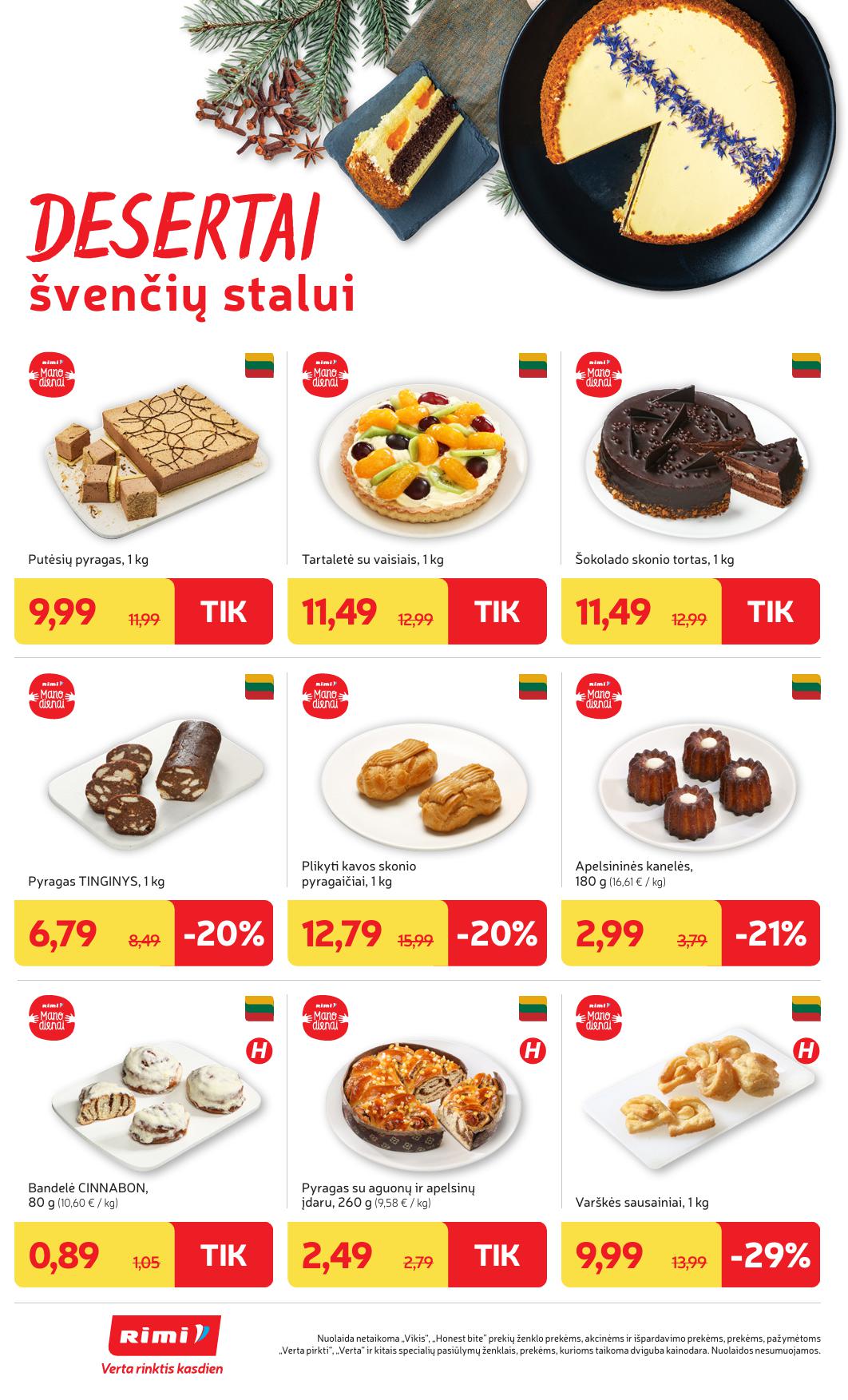 Naujausias RIMI kaininis katalogas 2025.12.02 - 2025.12.08