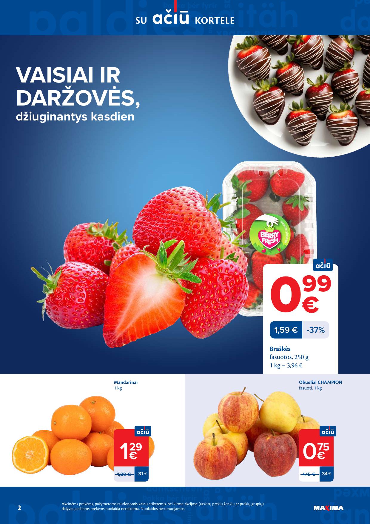 Naujausias MAXIMA kaininis katalogas 2026.04.14 - 2026.04.20