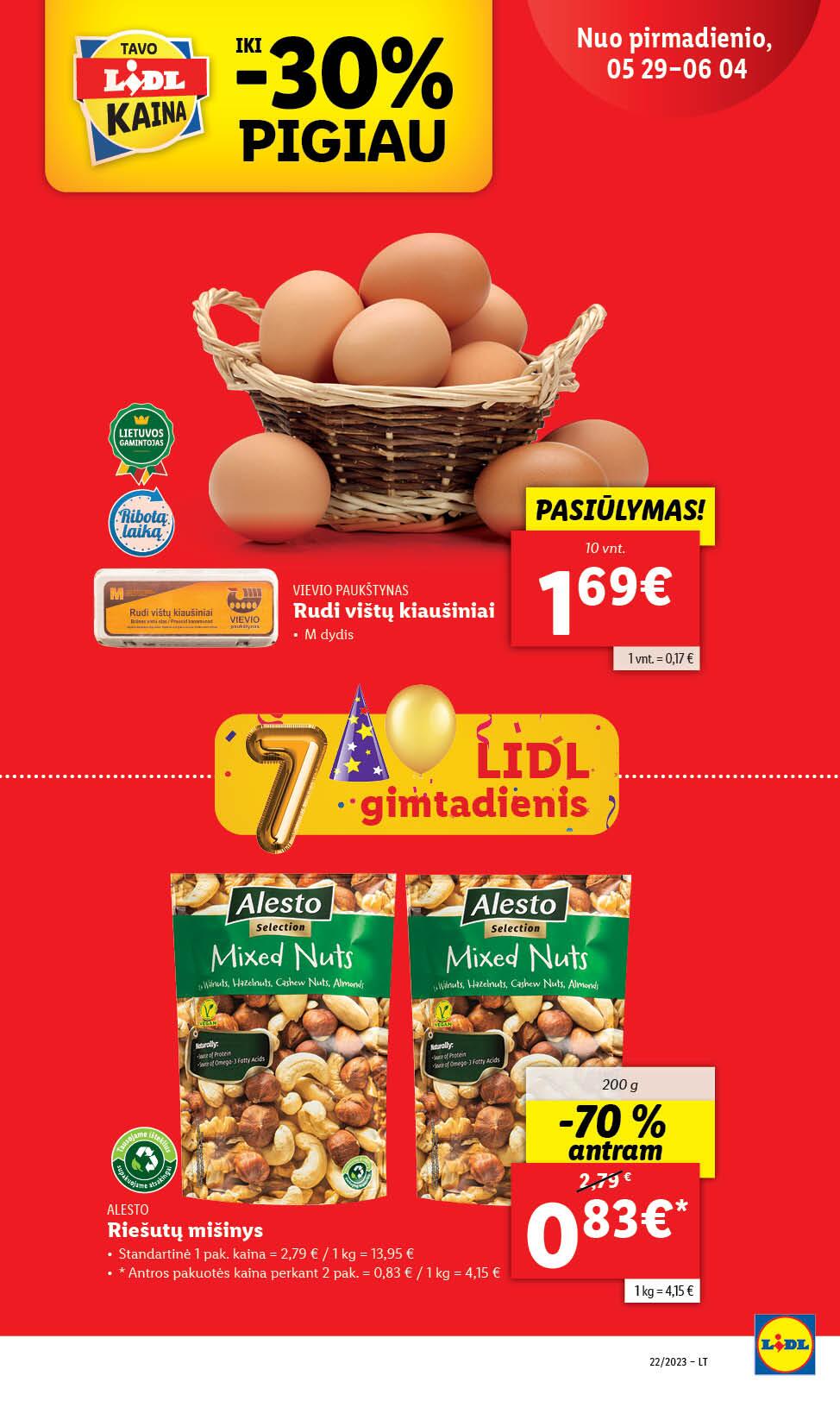 Naujausias LIDL kaininis katalogas 2023.05.29 - 2023.06.04