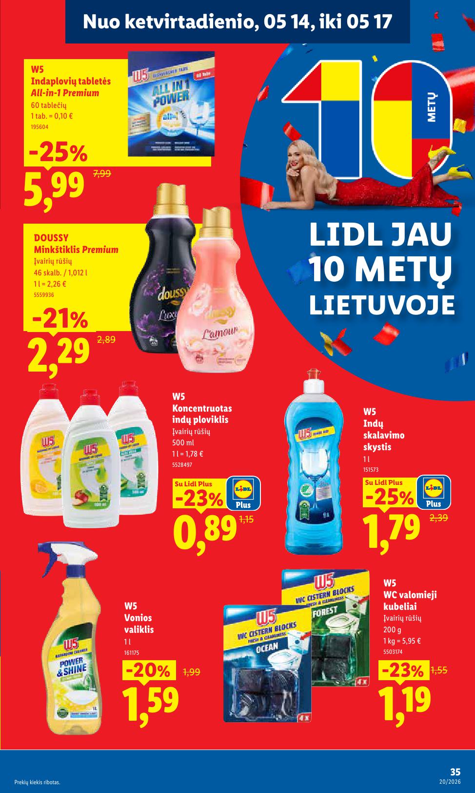 Naujausias LIDL kaininis katalogas 2026.05.11 - 2026.05.17