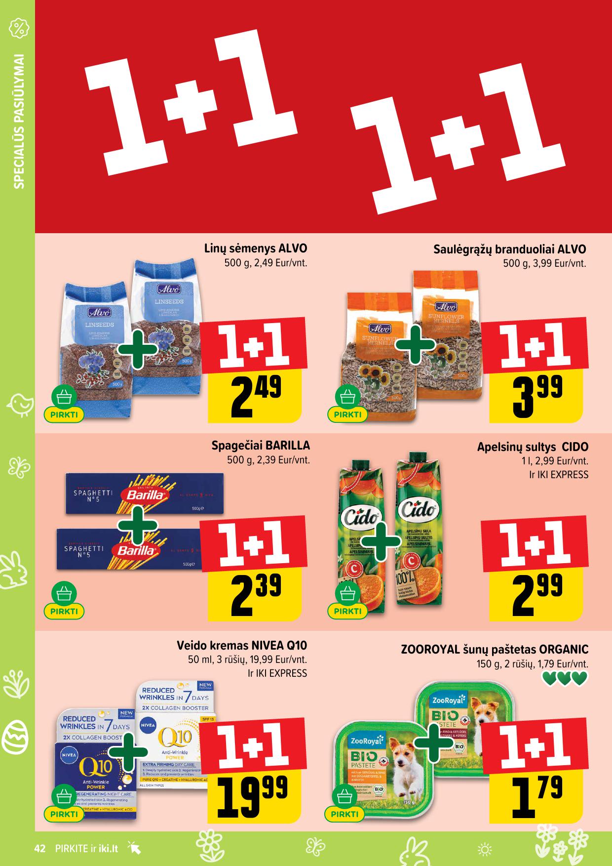 Naujausias IKI kaininis katalogas 2026.03.16 - 2026.03.22