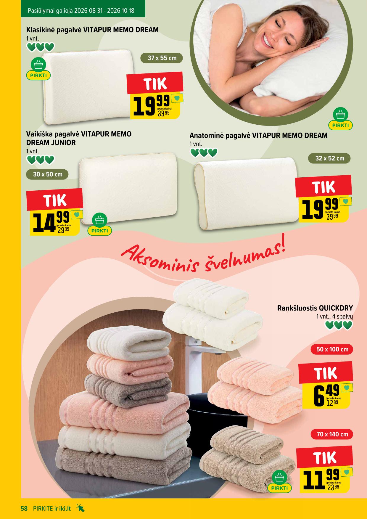 IKI SAVAITĖLĖ akcijų ir nuolaidų leidinys Nr.39 2026.09.21 - 2026.09.27