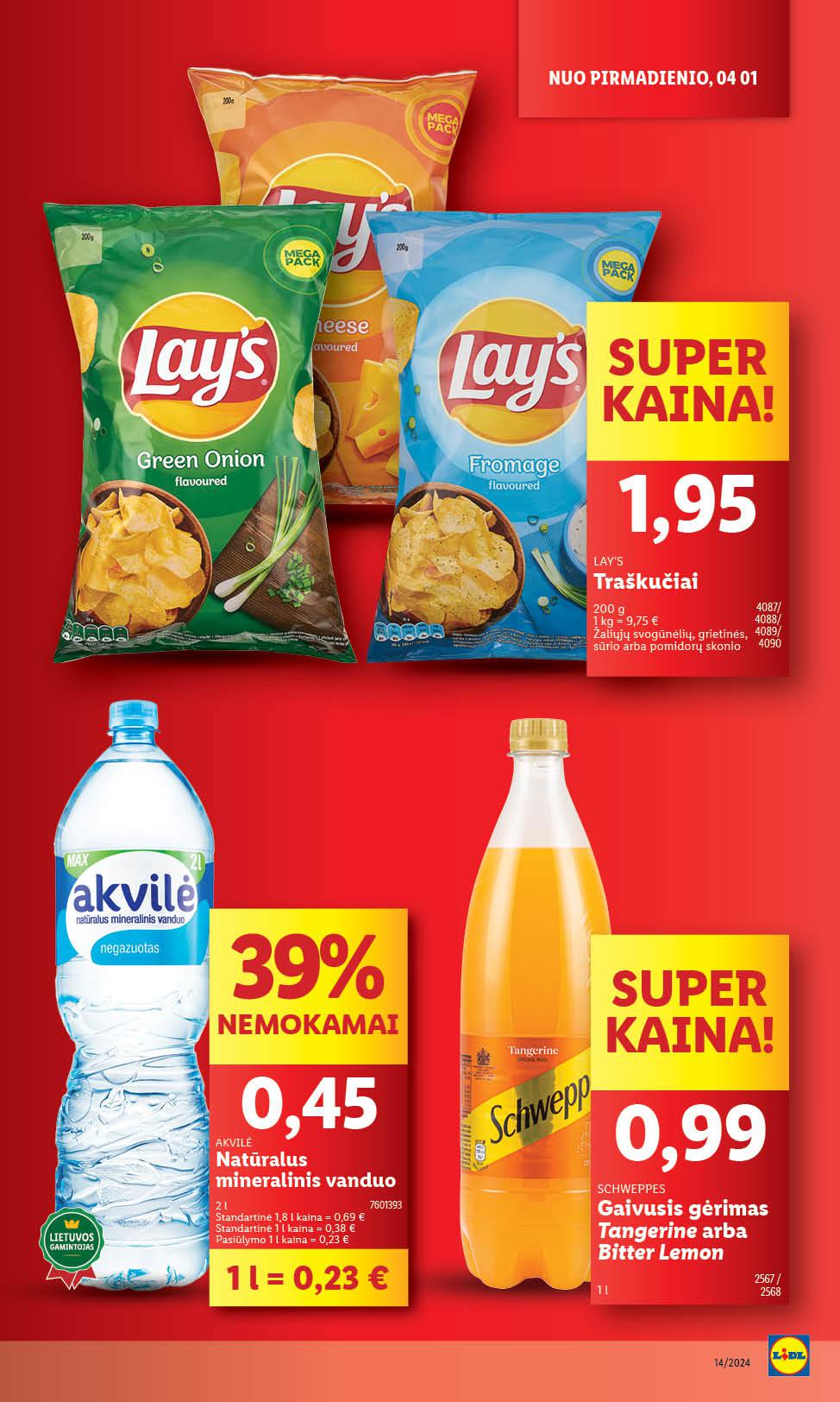 Naujausias LIDL kaininis katalogas 2024.04.01 - 2024.04.07