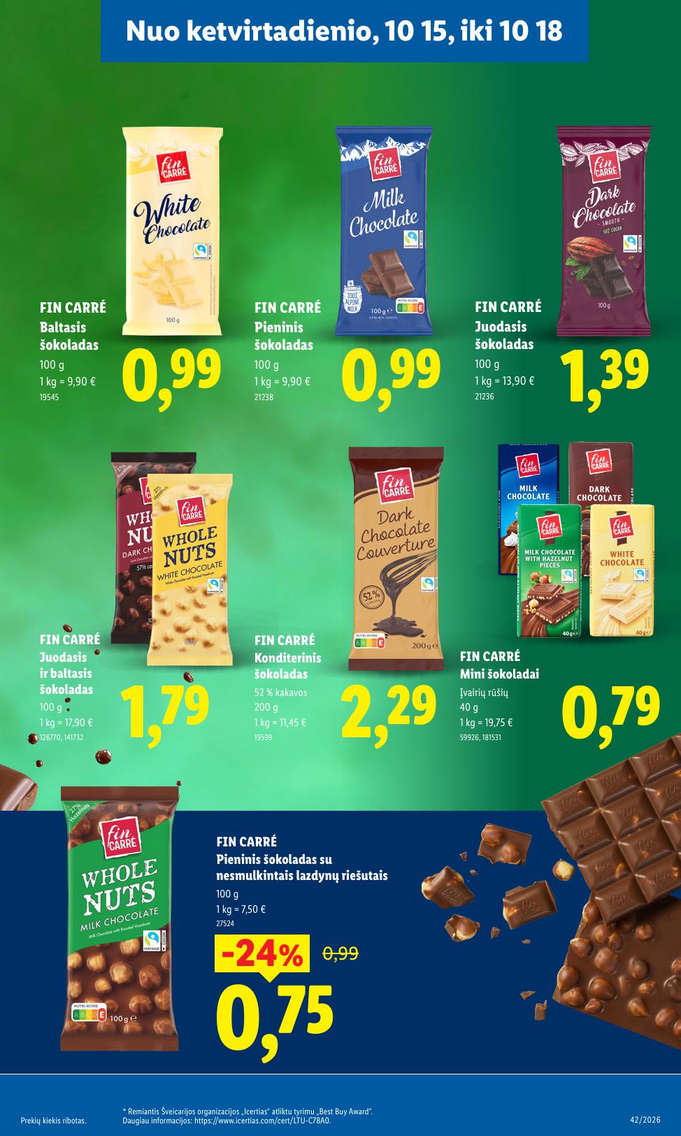 Naujausias LIDL kaininis katalogas 2026.10.12 - 2026.10.18