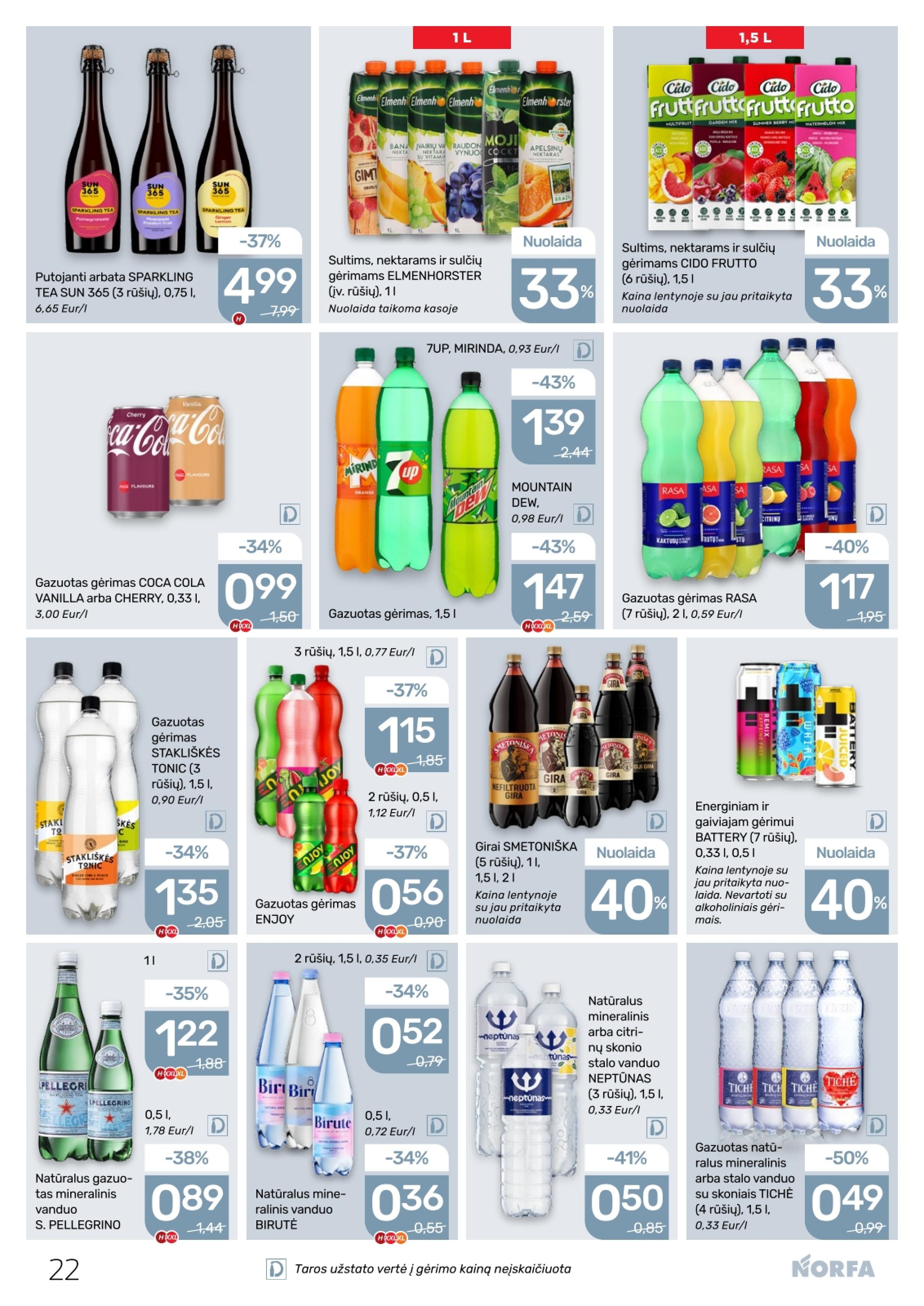 Naujausias NORFA kaininis katalogas 2026.02.19 - 2026.03.04