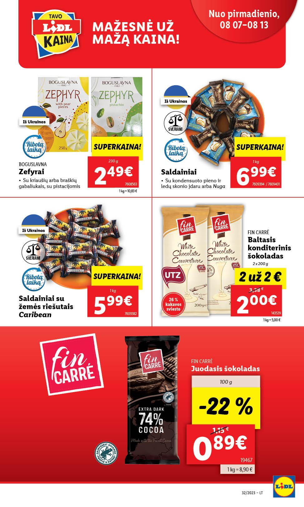 Naujausias LIDL kaininis katalogas 2023.08.07 - 2023.08.13