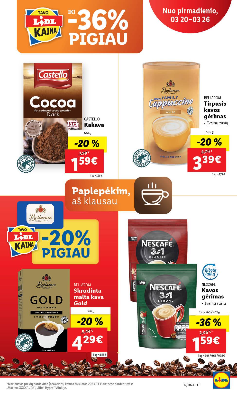 Naujausias LIDL kaininis katalogas 2023.03.20 - 2023.03.26