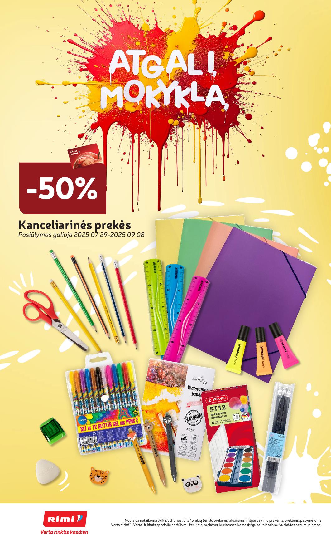 Naujausias RIMI kaininis katalogas 2025.08.12 - 2025.08.18