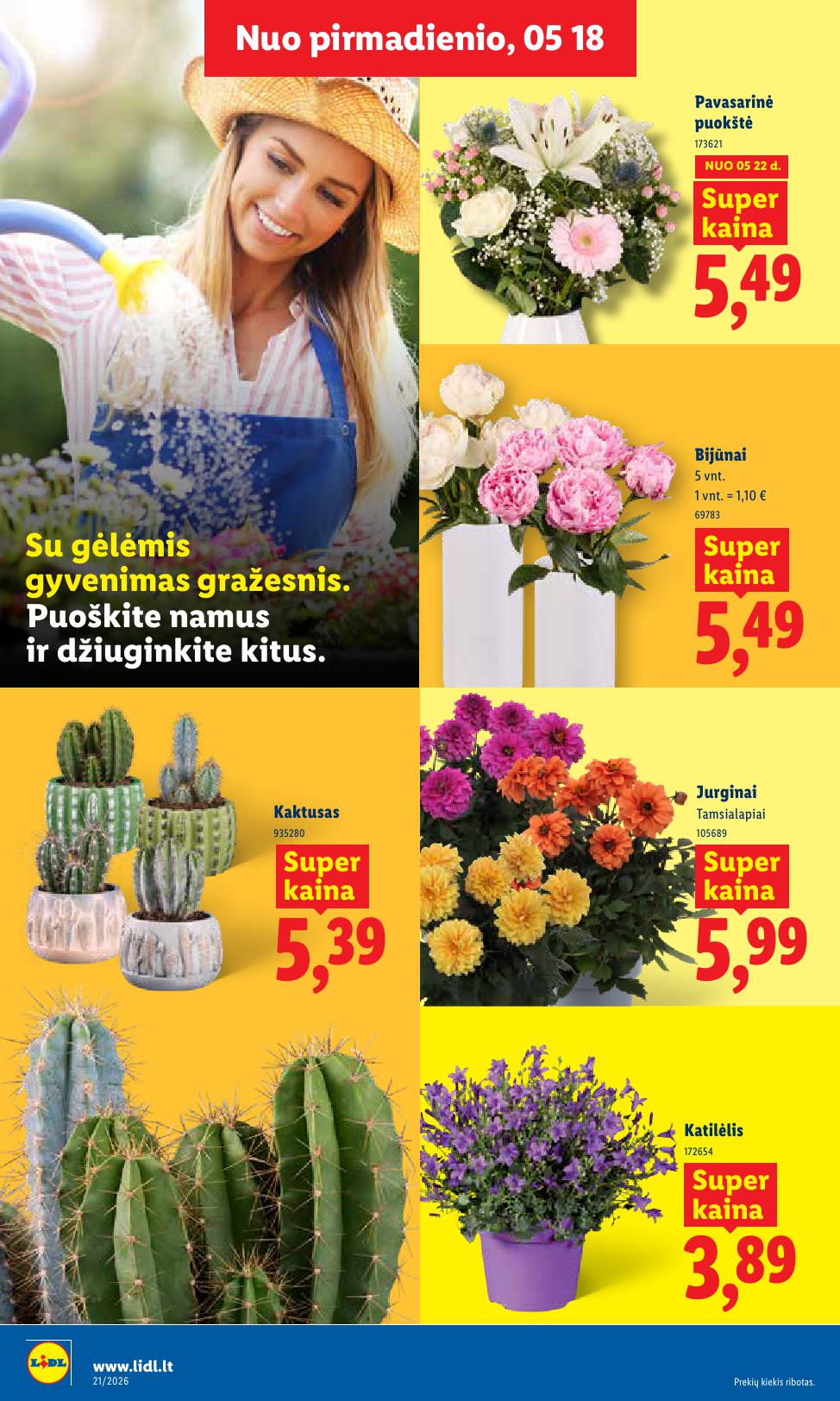 Naujausias LIDL kaininis katalogas 2026.05.18 - 2026.05.24