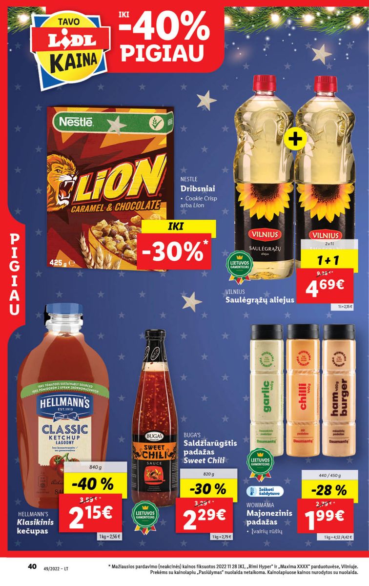 Naujausias LIDL kaininis katalogas 2022.12.05 - 2022.12.11
