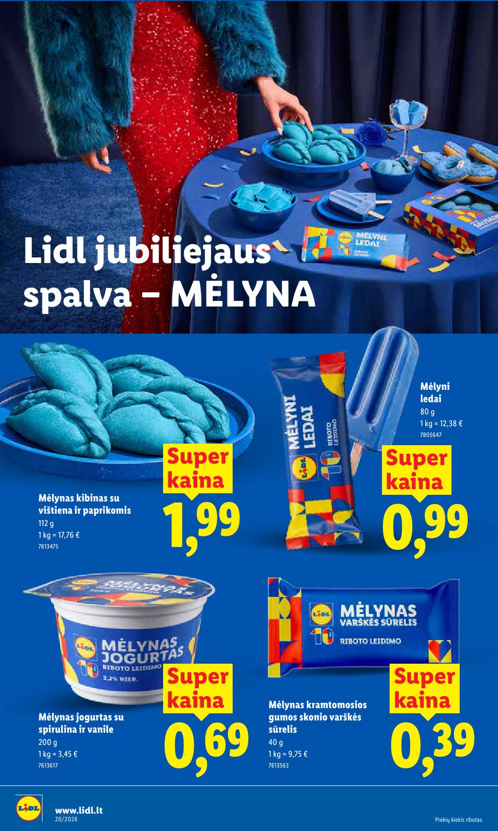 LIDL akcijų ir nuolaidų leidinys 2026.05.11 - 2026.05.17