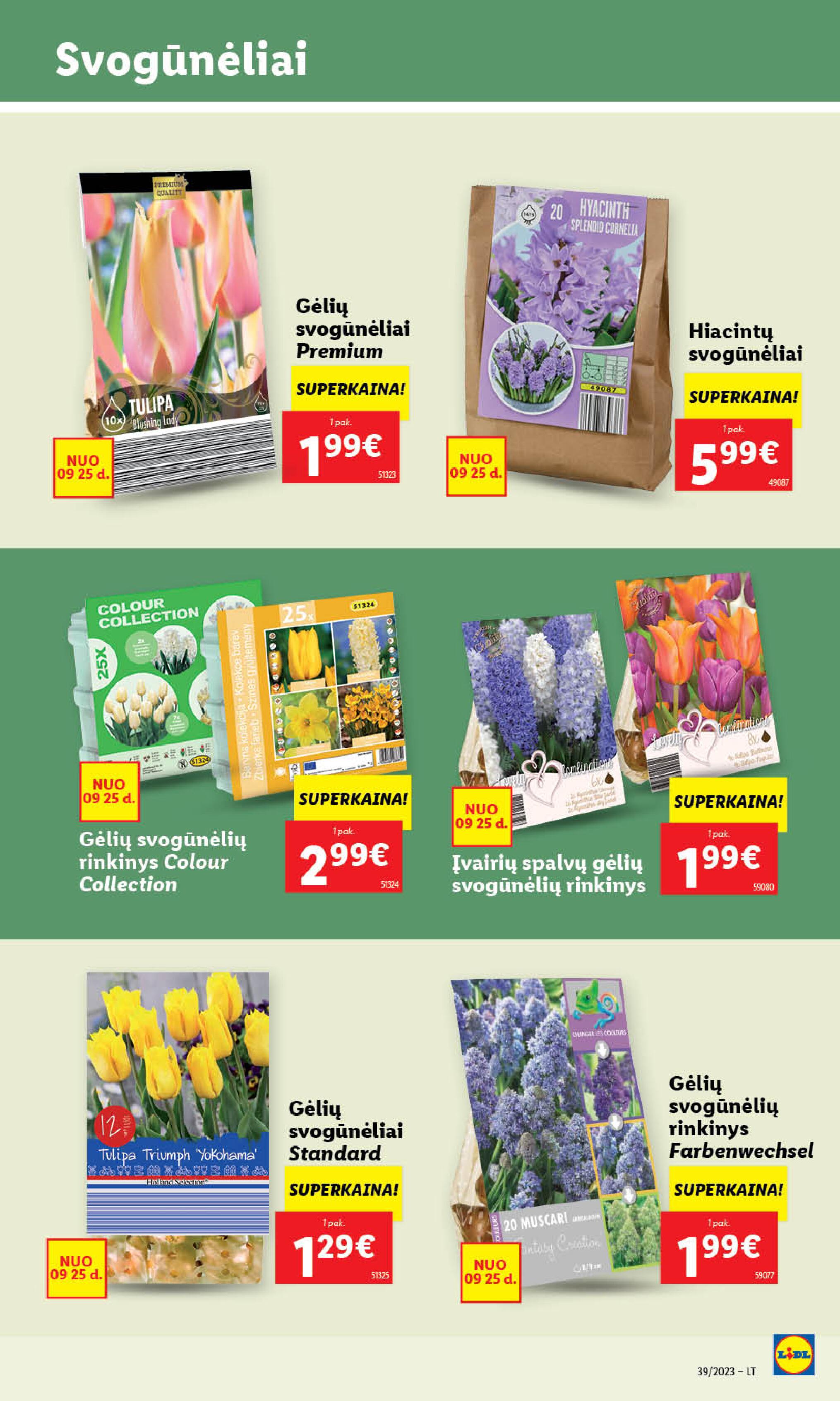 Naujausias LIDL kaininis katalogas 2023.09.25 - 2023.10.01