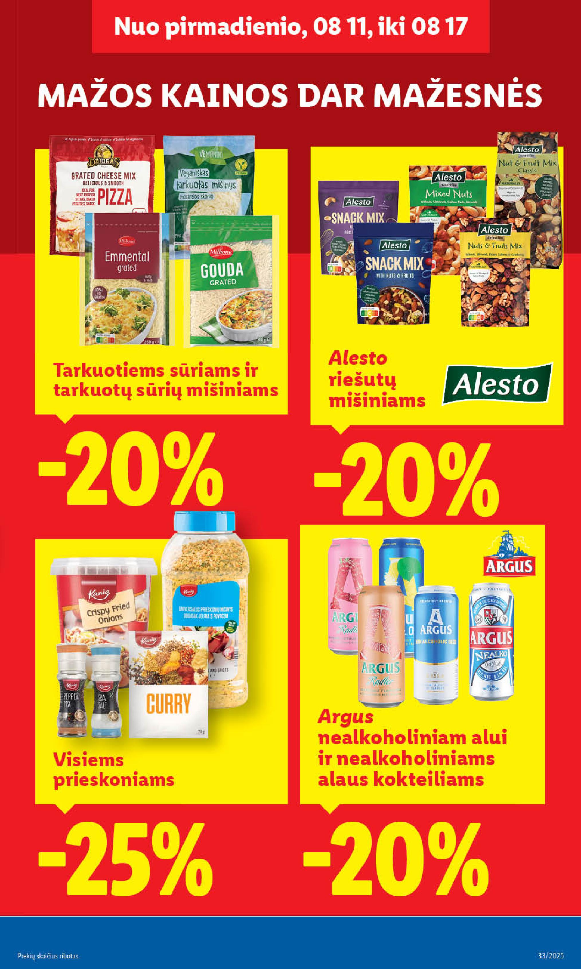 Naujausias LIDL kaininis katalogas 2025.08.11 - 2025.08.17