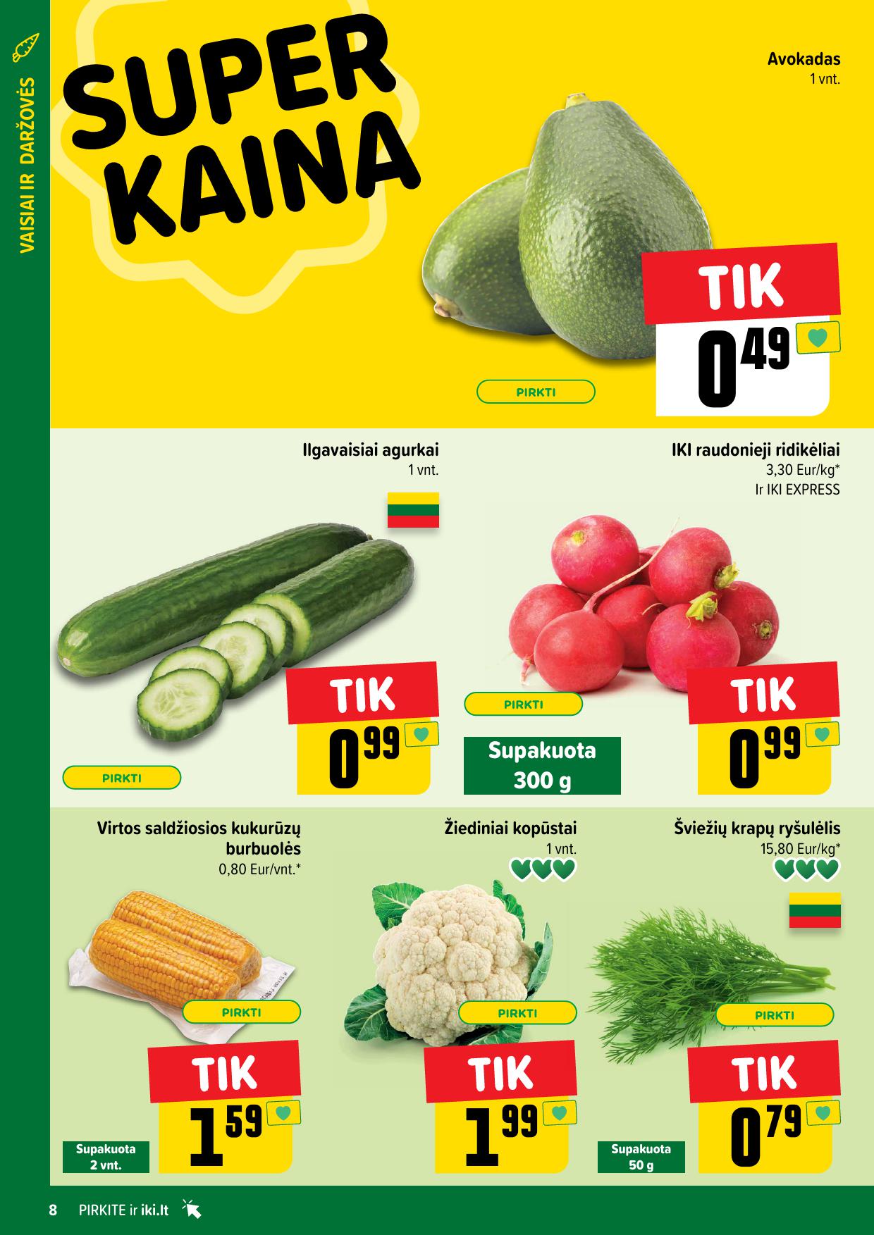 Naujausias IKI kaininis katalogas 2025.06.09 - 2025.06.15