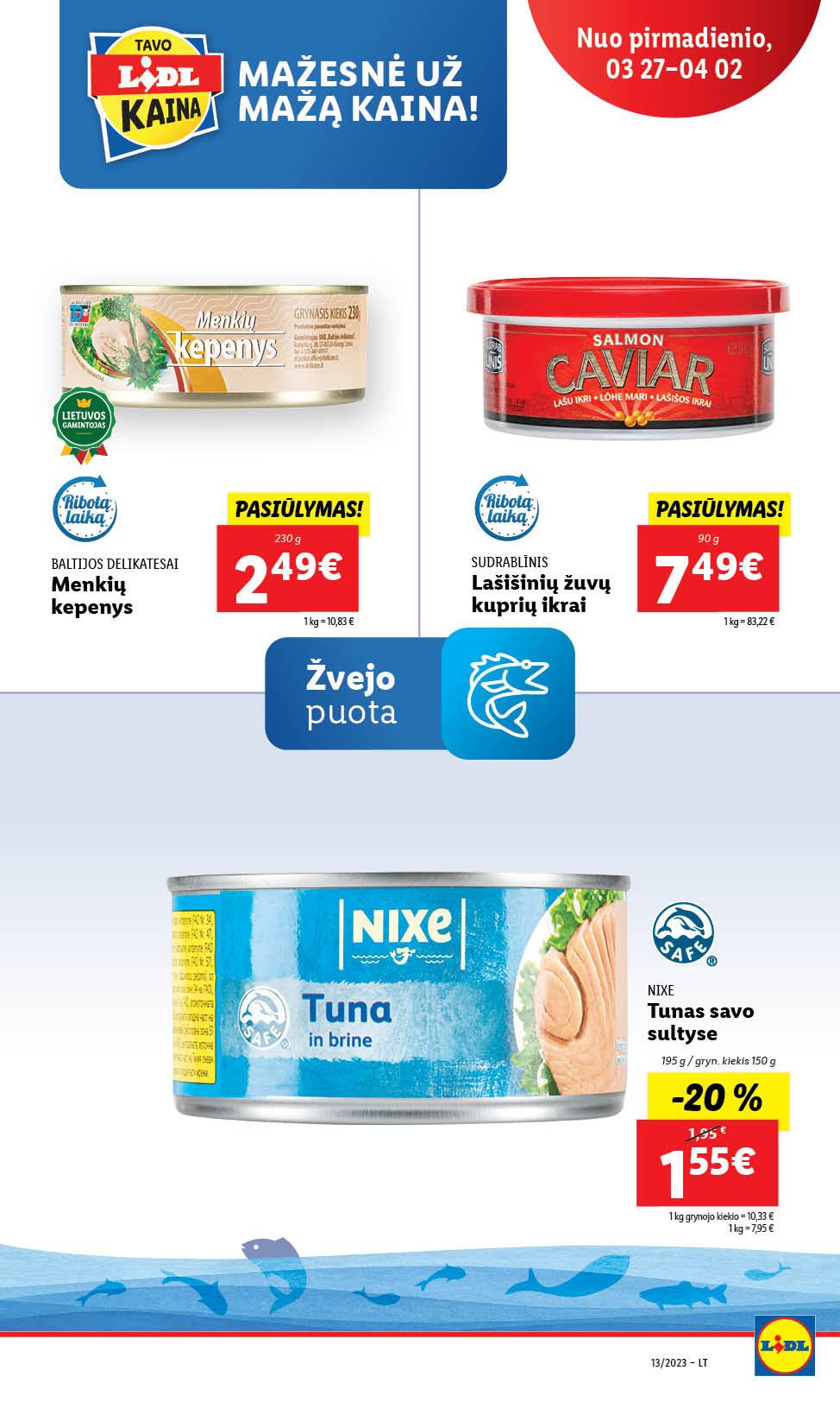 Naujausias LIDL kaininis katalogas 2023.03.16 - 2023.04.02