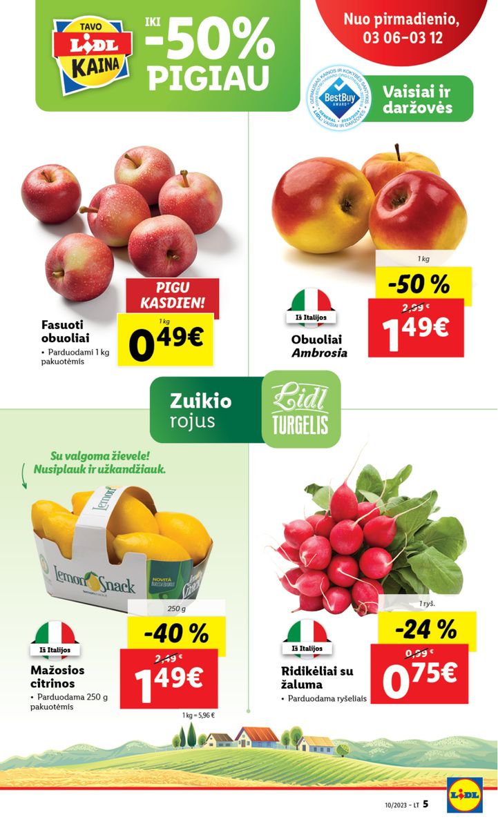 Naujausias LIDL kaininis katalogas 2023.03.06 - 2023.03.12