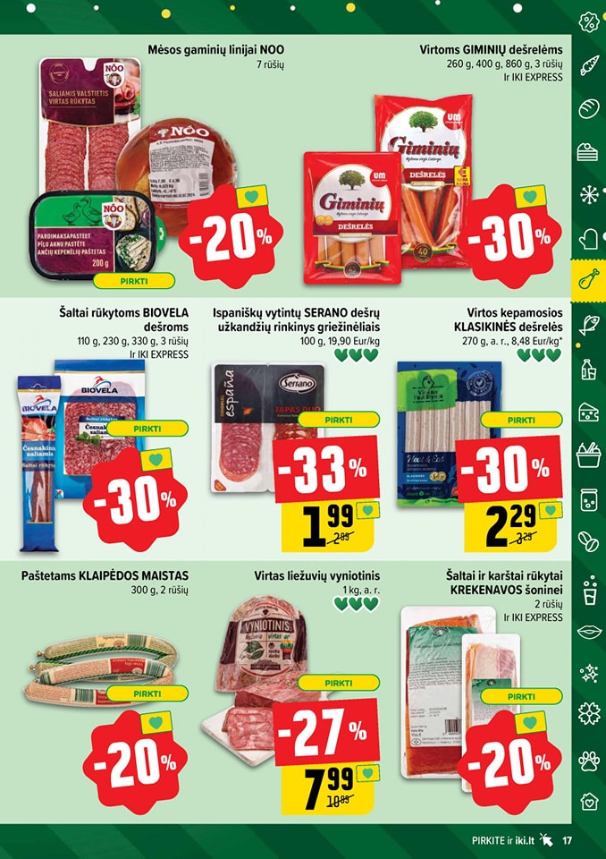 Naujausias IKI kaininis katalogas 2024.12.30 - 2025.01.05