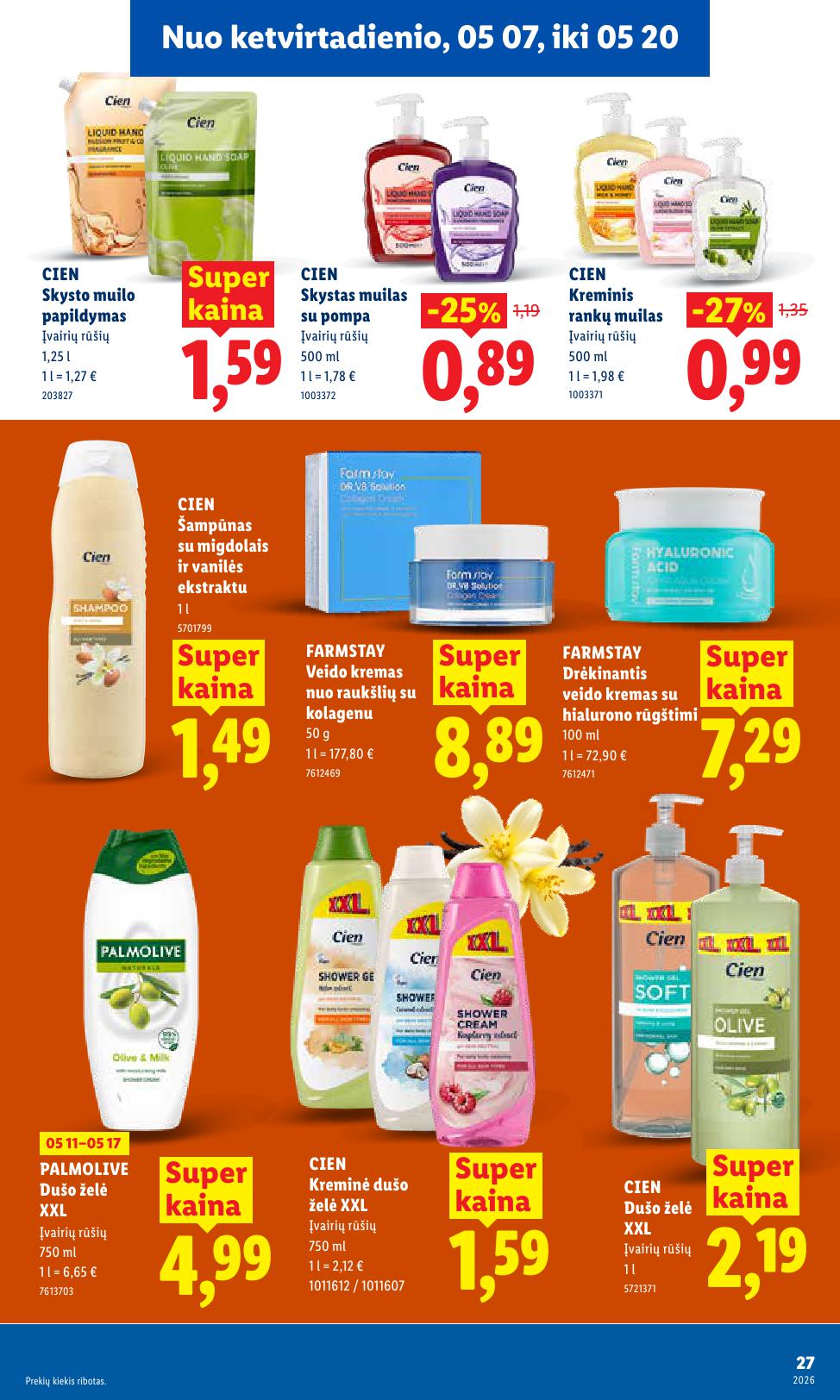 Naujausias LIDL kaininis katalogas 2026.05.11 - 2026.05.17
