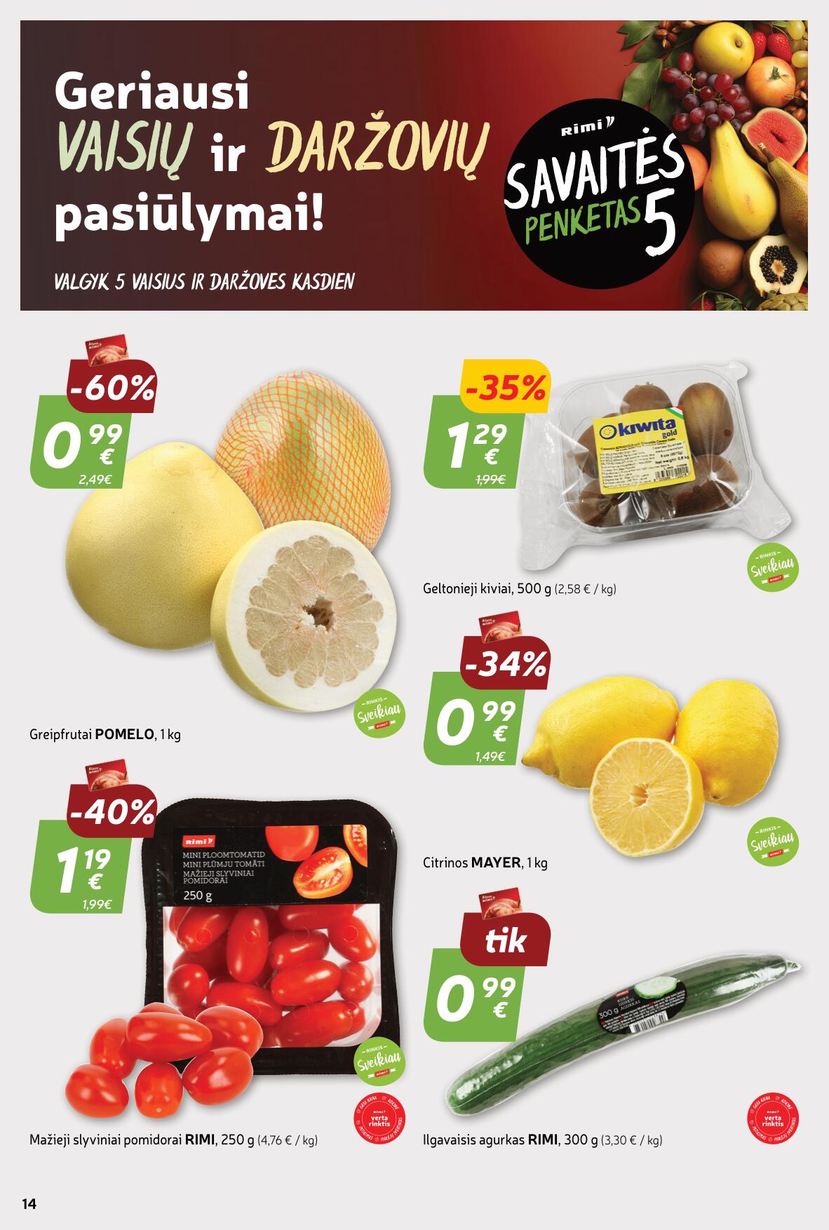 Naujausias RIMI kaininis katalogas 2023.11.28 - 2023.12.04