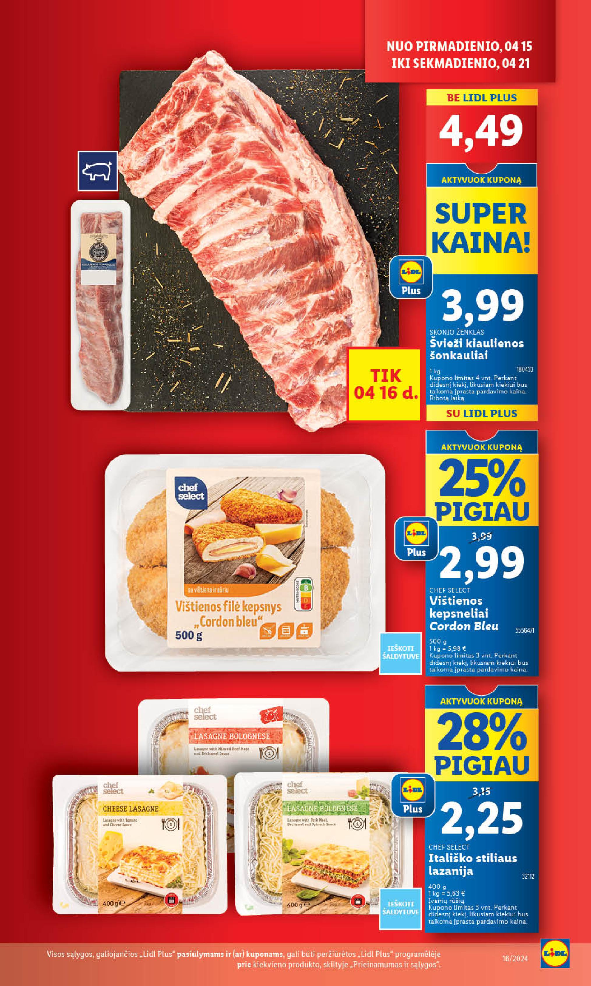Naujausias LIDL kaininis katalogas 2024.04.15 - 2024.04.21