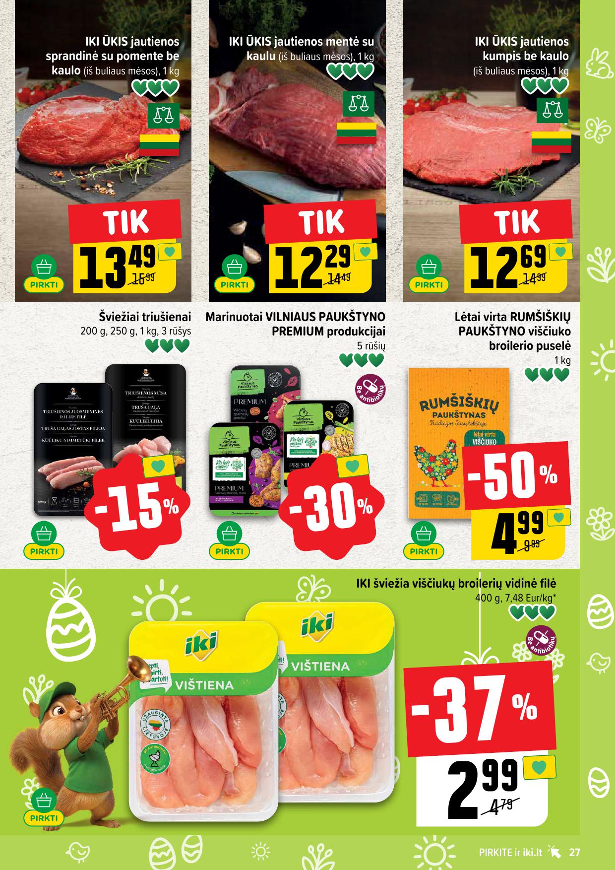 Naujausias IKI kaininis katalogas 2026.03.23 - 2026.03.29