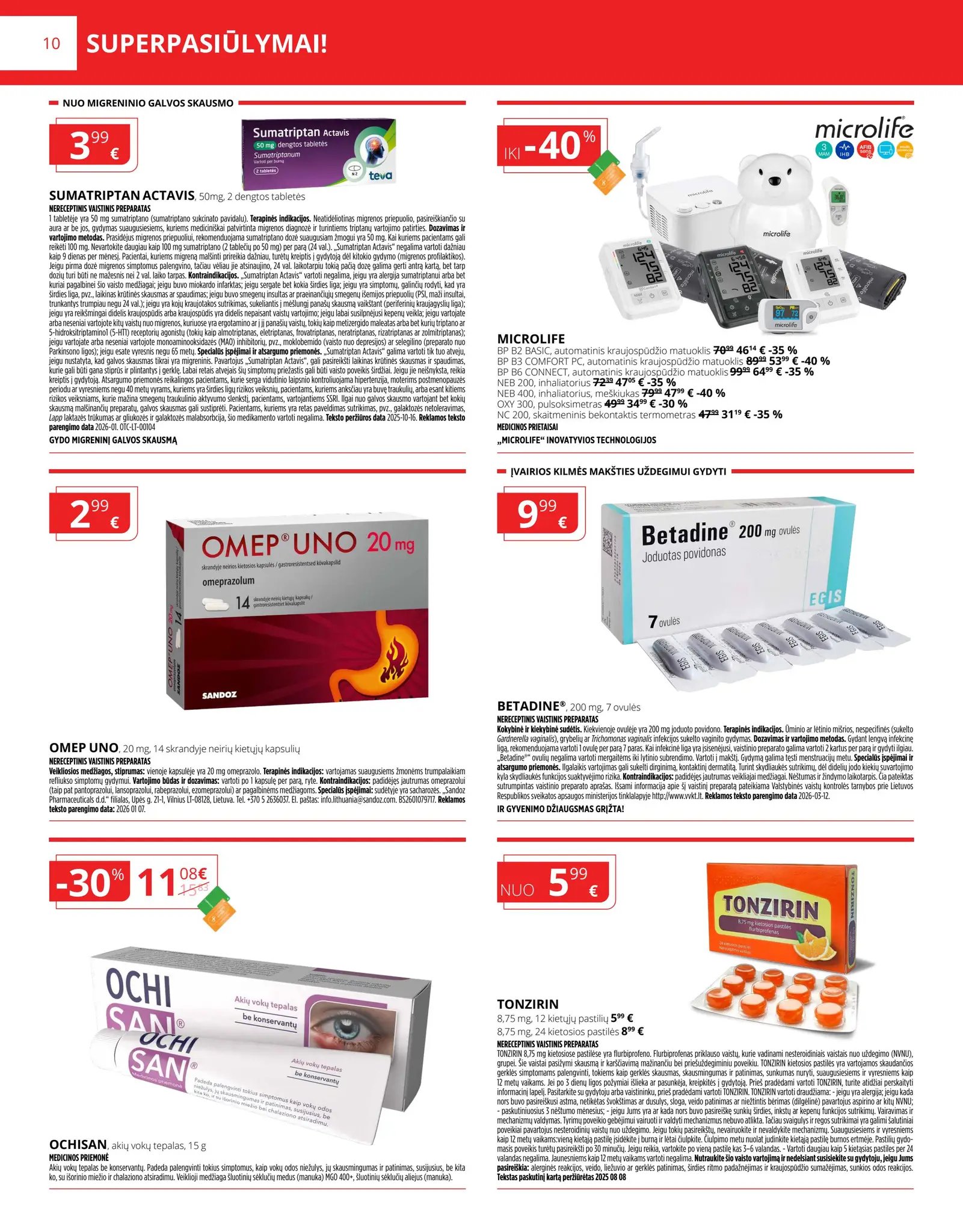 Naujas GINTARINĖS vaistinės leidinys nuo 2026.04.01 iki 2026.04.30