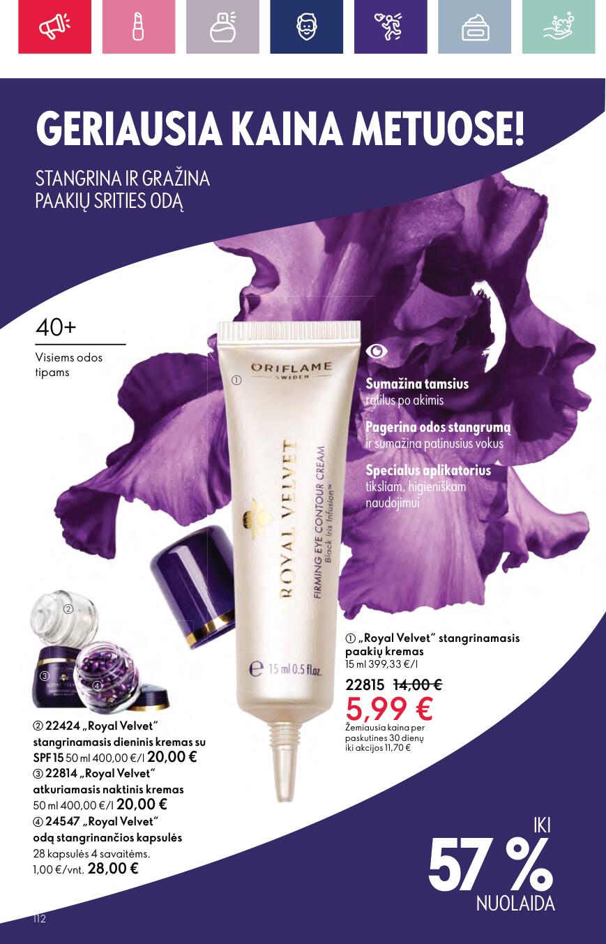 Naujas ORIFLAME katalogas galioja 2023.09.13 - 2023.10.03