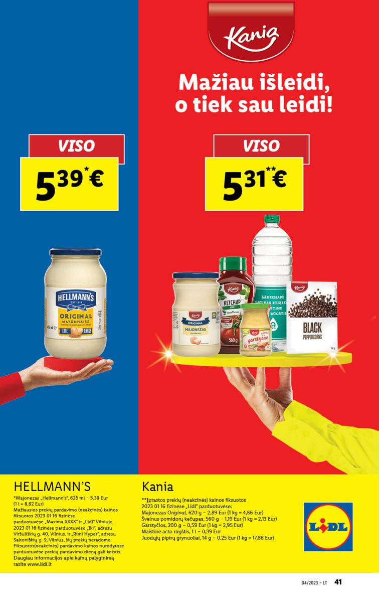 Naujausias LIDL kaininis katalogas 2023.01.23 - 2023.01.29