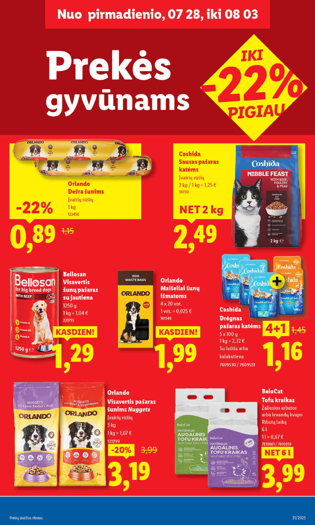 Naujausias LIDL kaininis katalogas 2025.07.28 - 2025.08.03