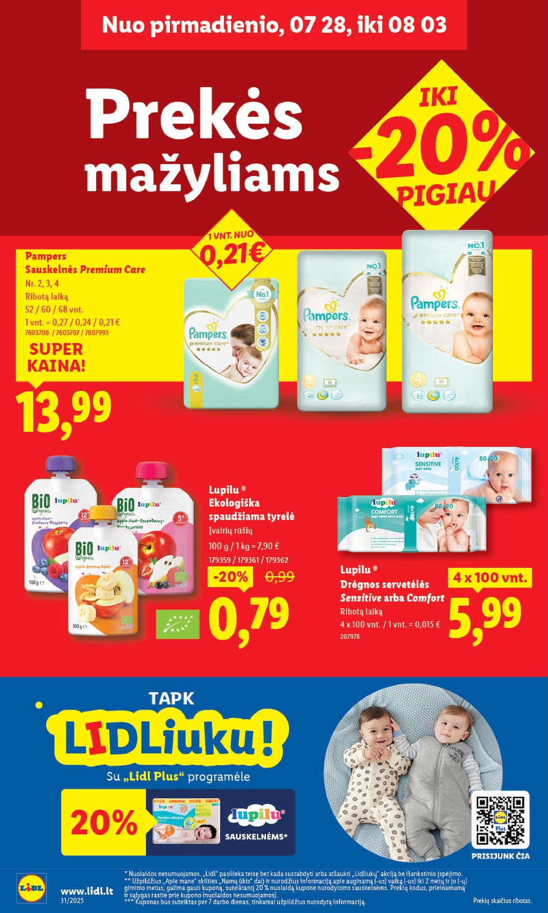 Naujausias LIDL kaininis katalogas 2025.07.28 - 2025.08.03
