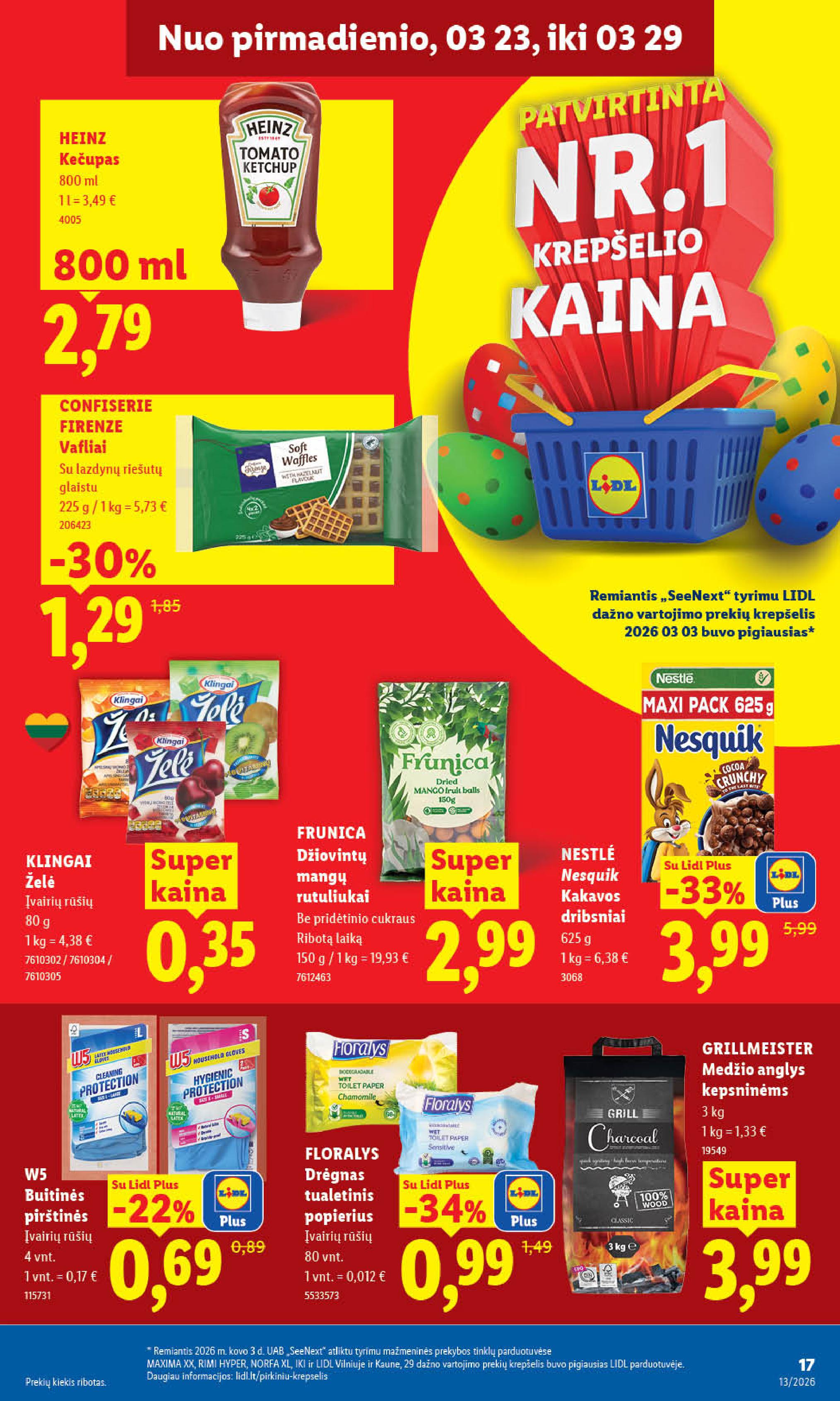 Naujausias LIDL kaininis katalogas 2026.03.23 - 2026.03.29