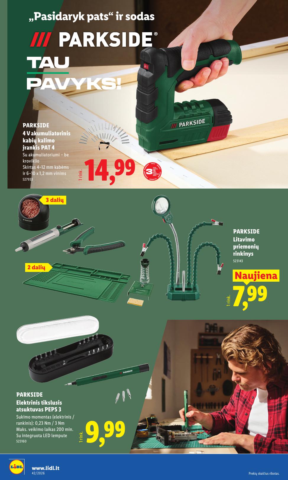LIDL ne maisto prekių leidinys 2026.10.12 - 2026.10.18