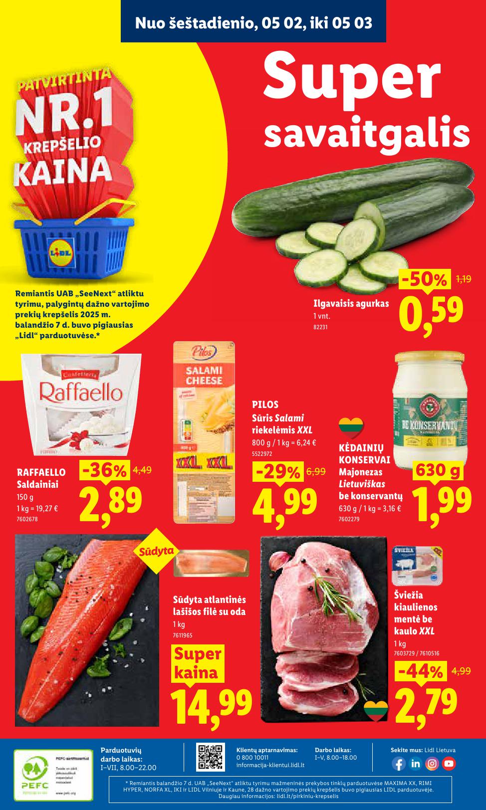 Naujausias LIDL kaininis katalogas 2026.04.27 - 2026.05.03