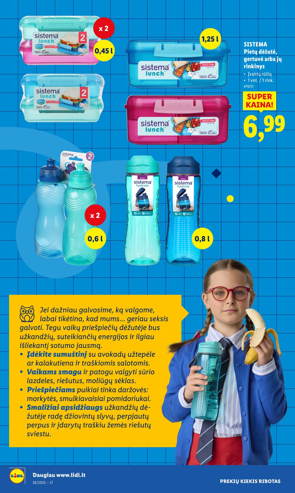 LIDL ne maisto prekių leidinys 2025.07.21 - 2025.07.27