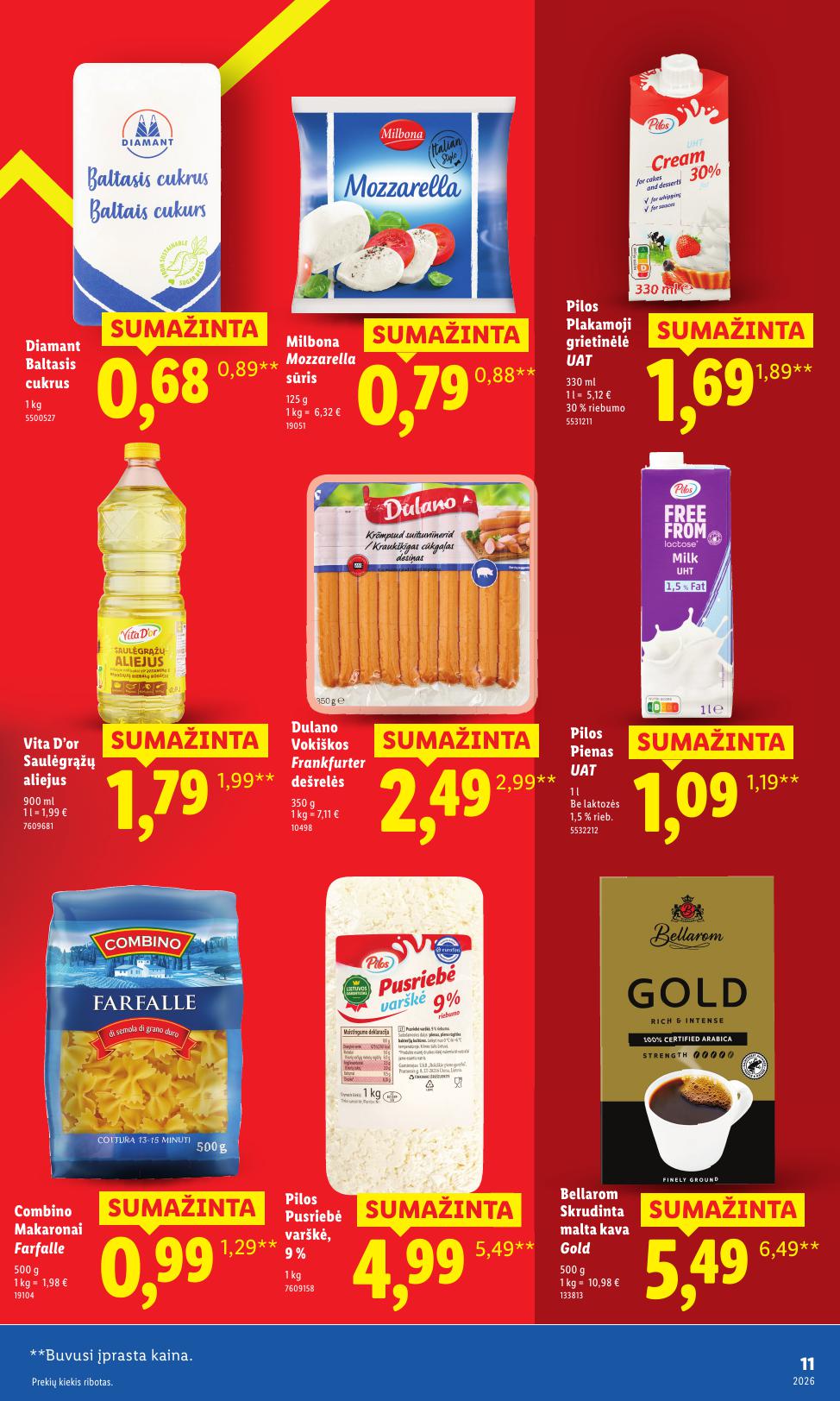 LIDL nuolaidų katalogas "Nr.1 Pažadas Jums"
