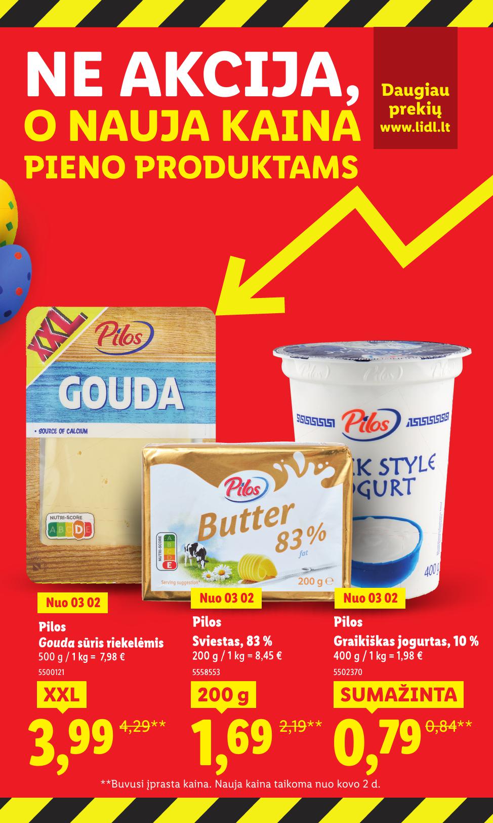 LIDL katalogas "Didysis kainų mažinimas"
