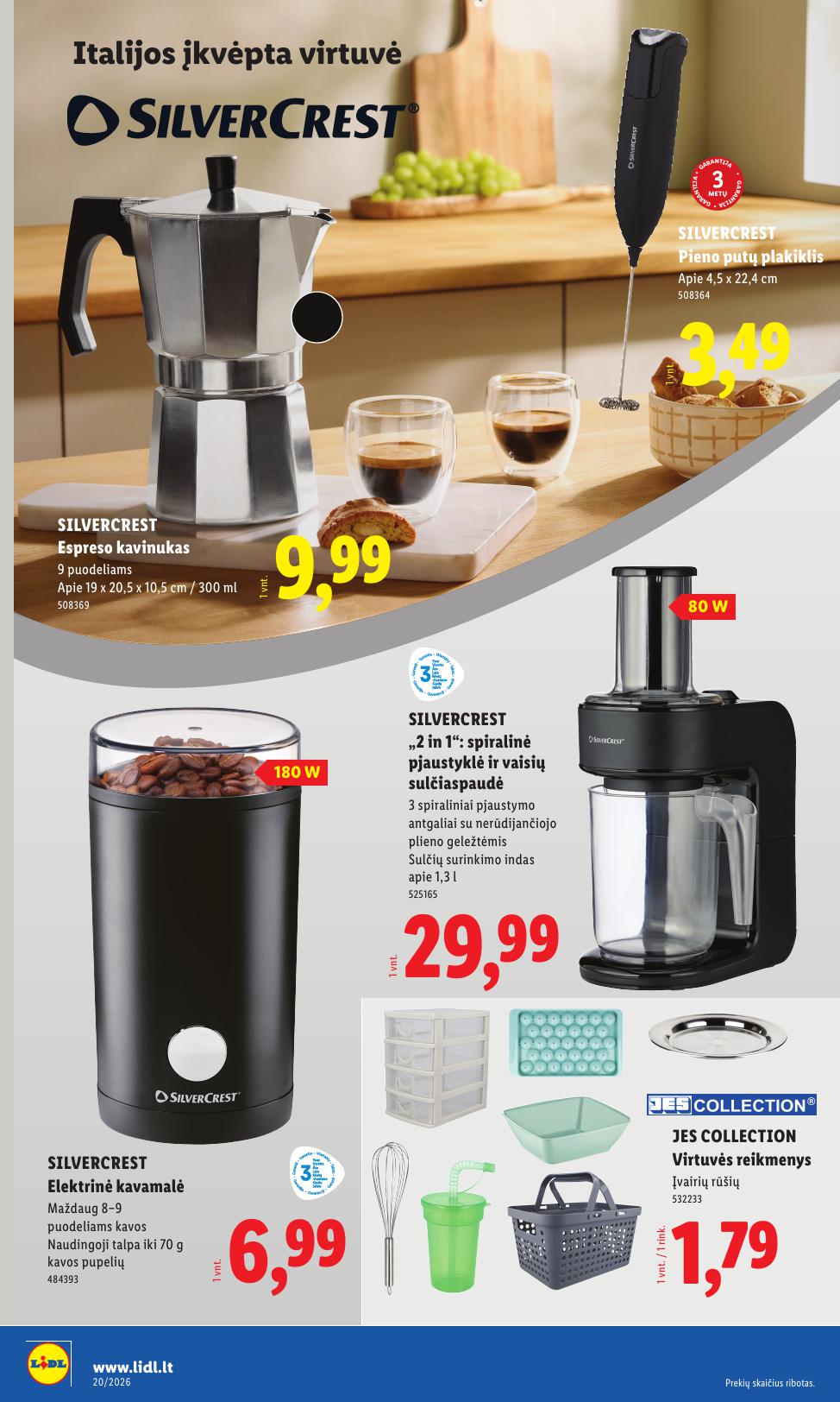 LIDL ne maisto prekių leidinys 2026.05.11 - 2026.05.17