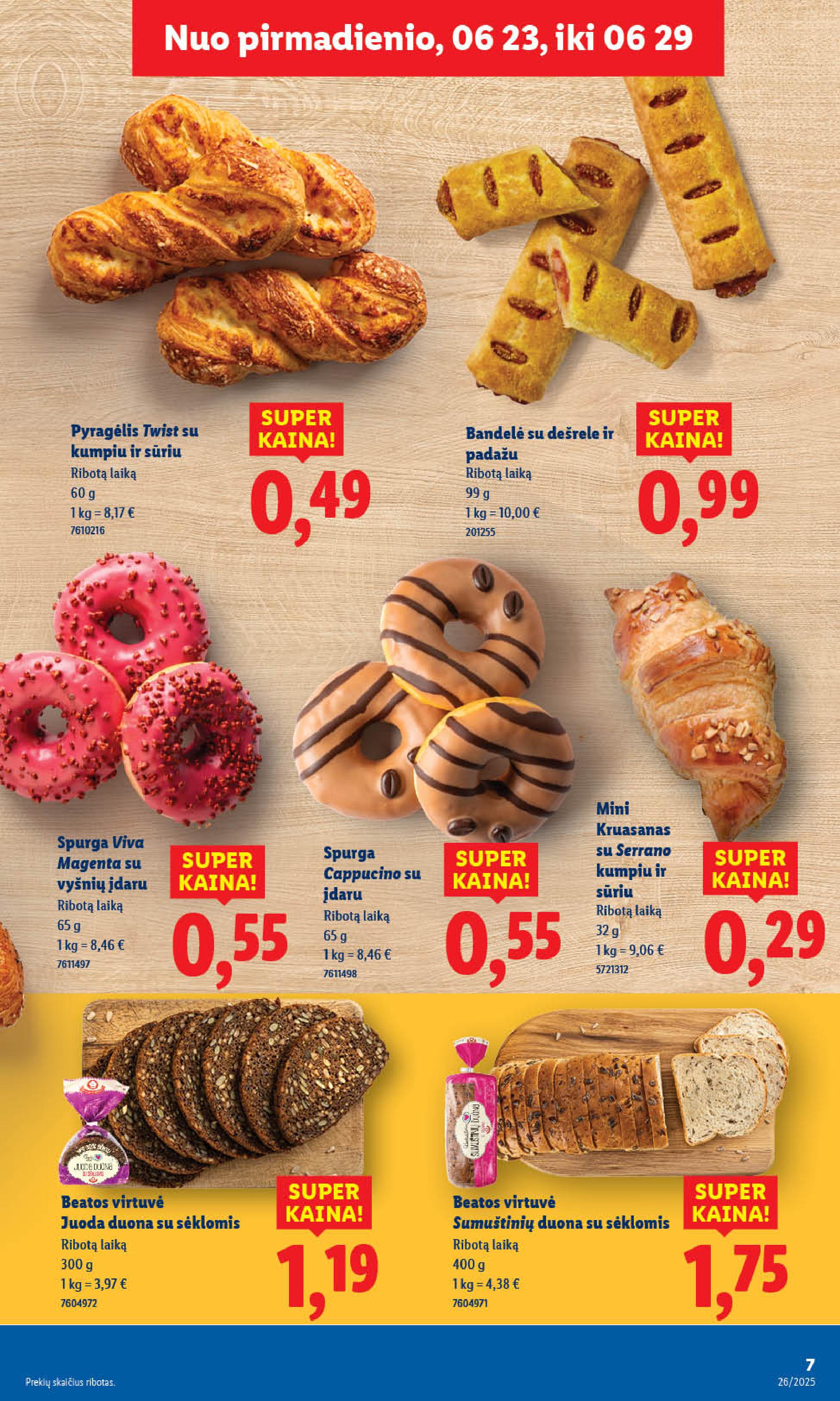 Naujausias LIDL kaininis katalogas 2025.06.23 - 2025.06.29