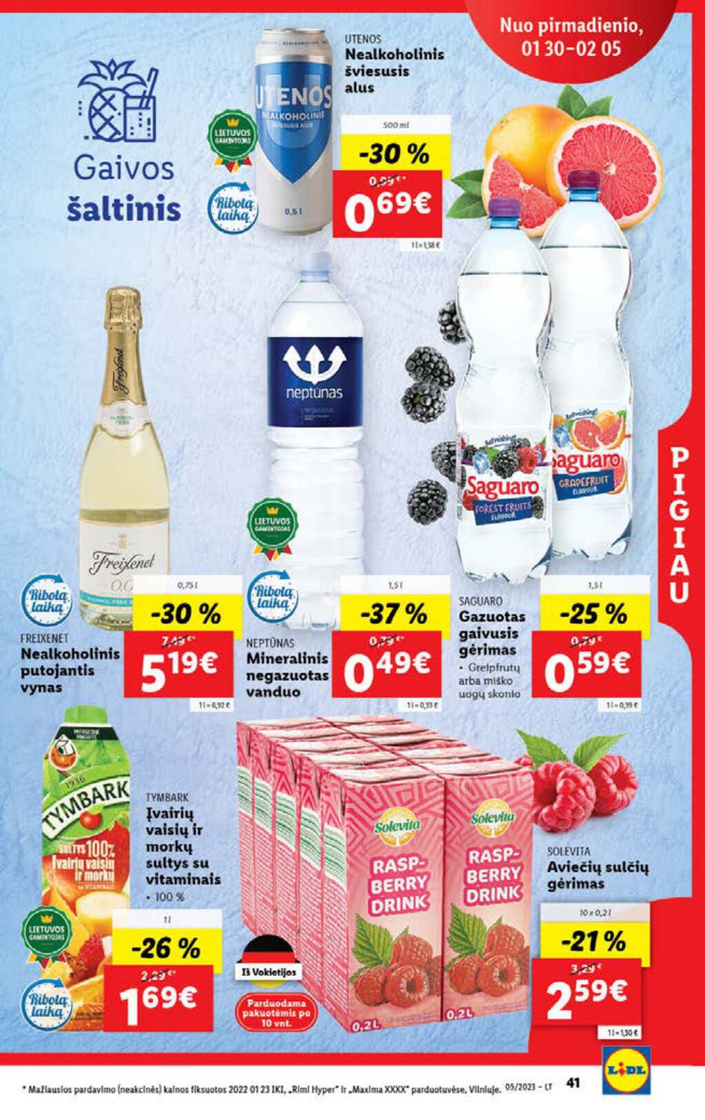 Naujausias LIDL kaininis katalogas 2023.01.30 - 2023.02.05