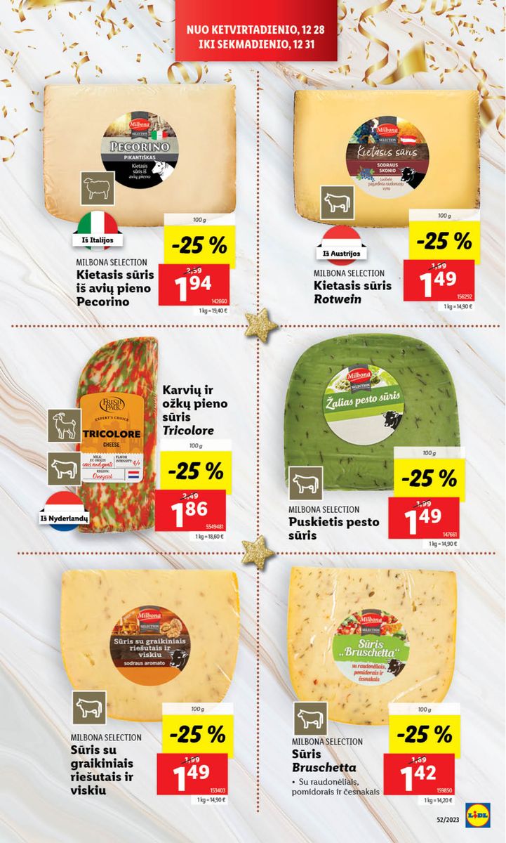 Naujausias LIDL kaininis katalogas 2023.12.26 - 2023.12.31