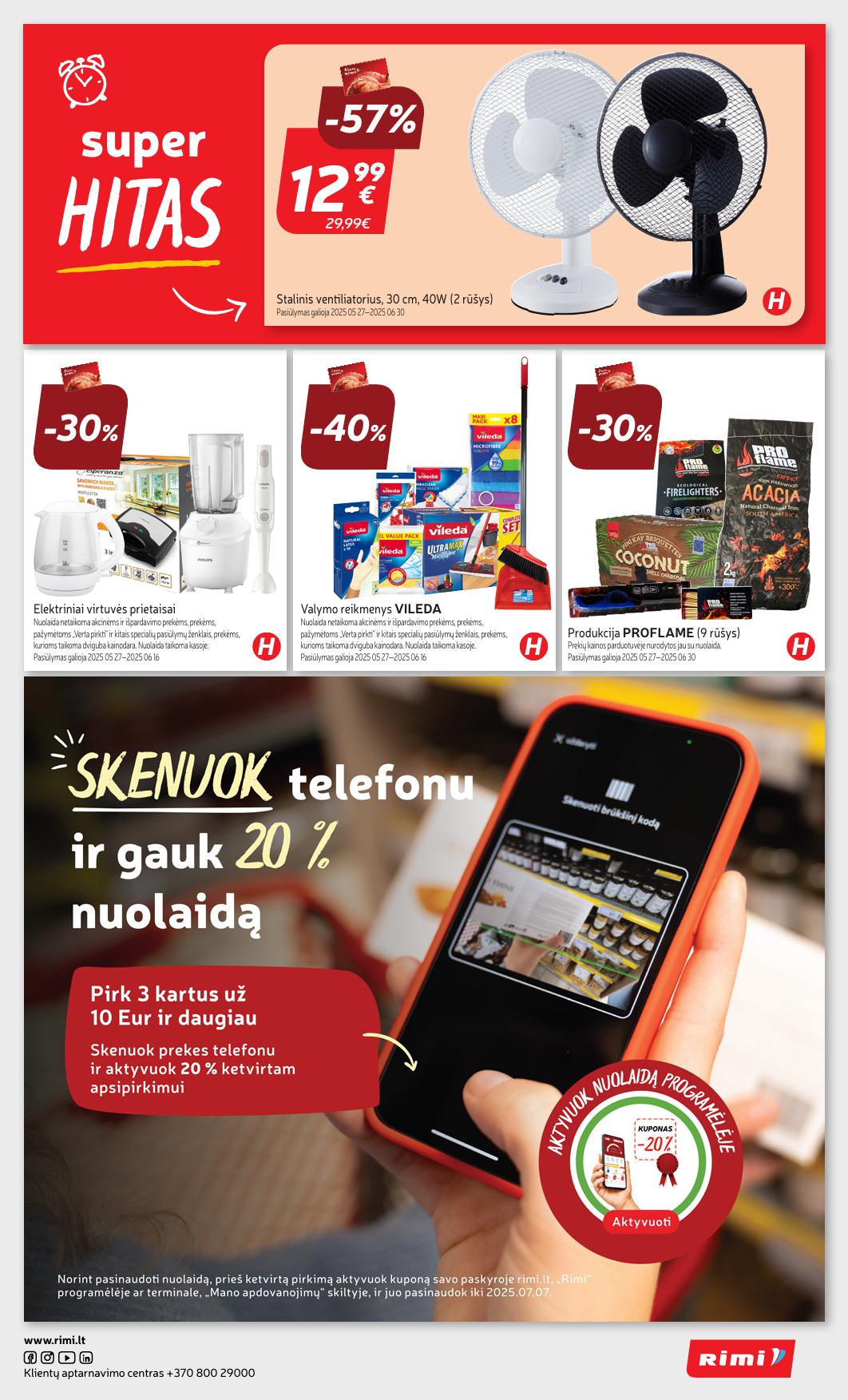 RIMI nuolaidų ir akcijų leidinys Nr.23 nuo 2025.06.03 iki 2025.06.09