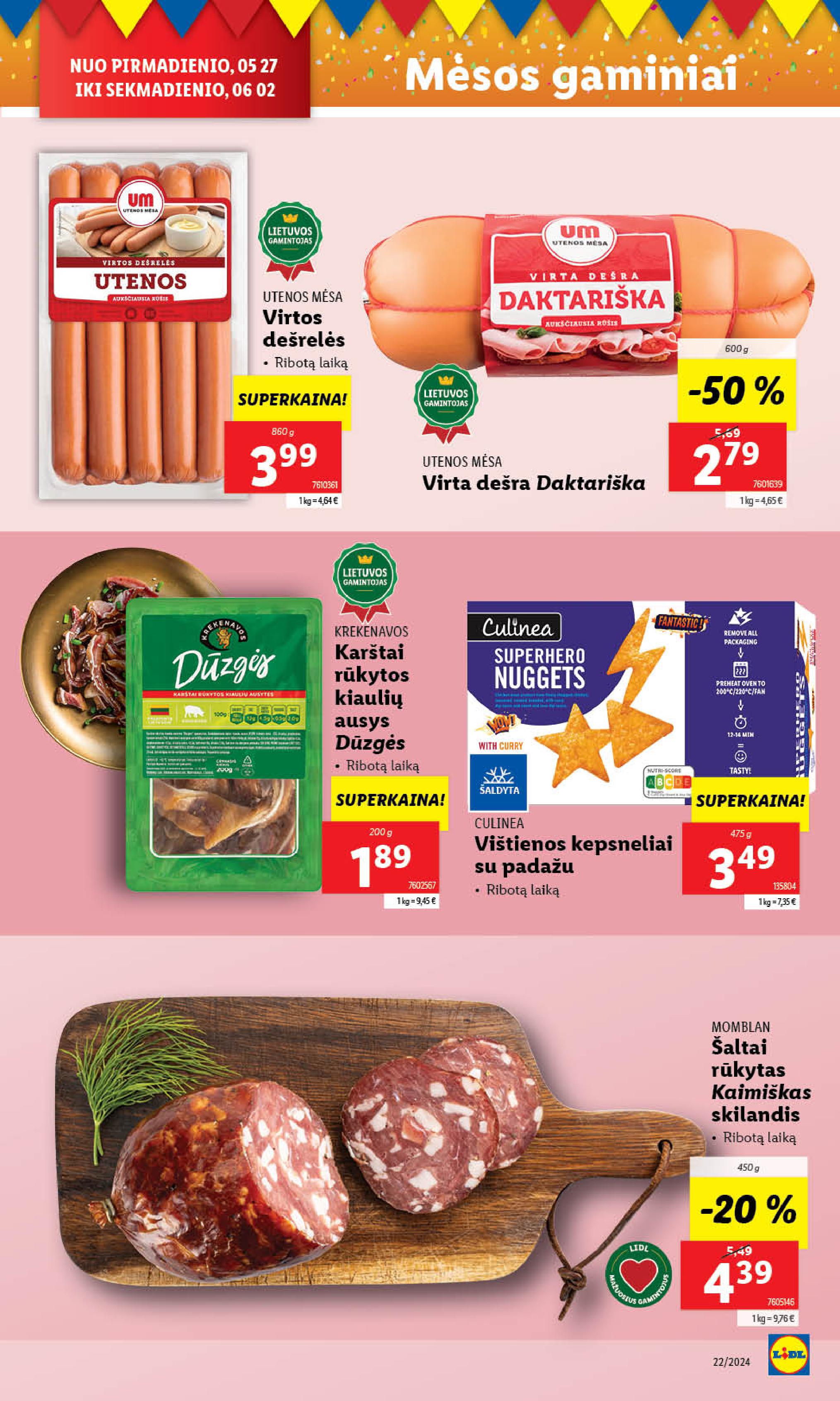 Naujausias LIDL kaininis katalogas 2024.05.27 - 2024.06.02