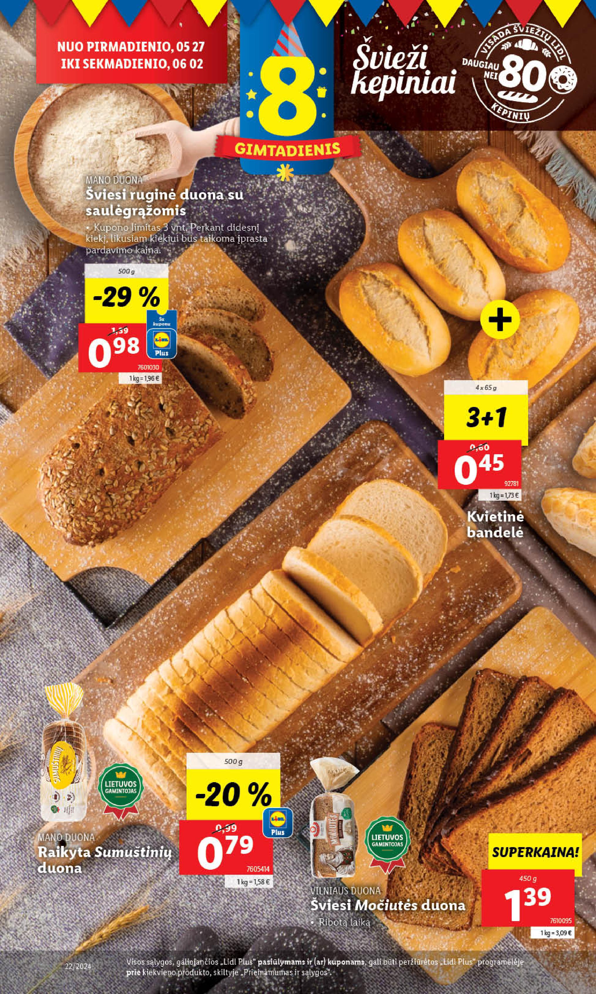 Naujausias LIDL kaininis katalogas 2024.05.27 - 2024.06.02