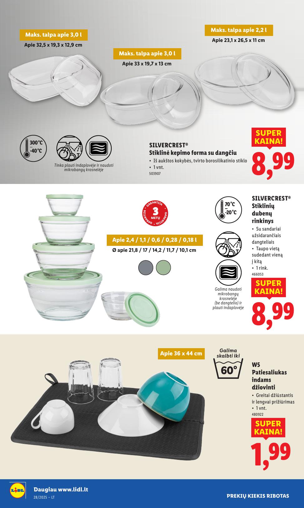 LIDL ne maisto prekių leidinys 2025.07.07 - 2025.07.13