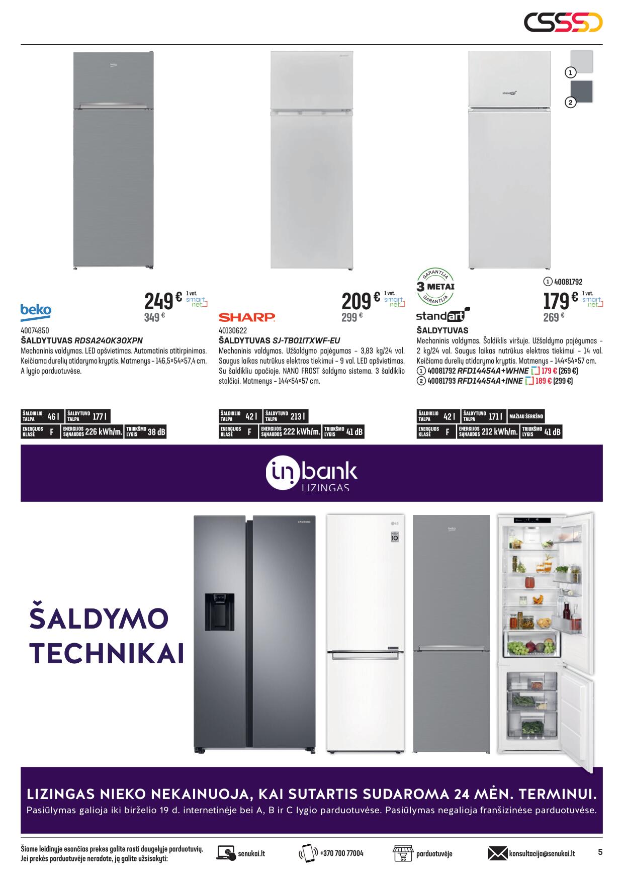 SENUKAI akciju leidinys "Šaldytuvų sostinė" 2023.05.24 - 2023.06.19