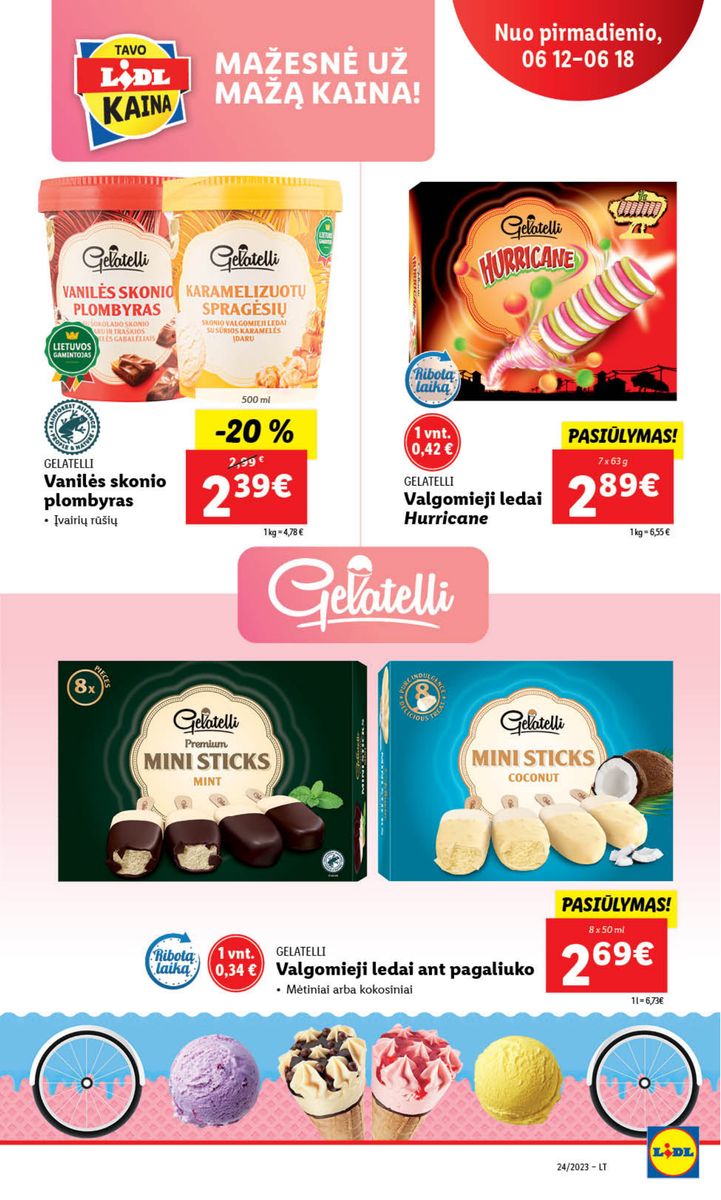 Naujausias LIDL kaininis katalogas 2023.06.12 - 2023.06.18