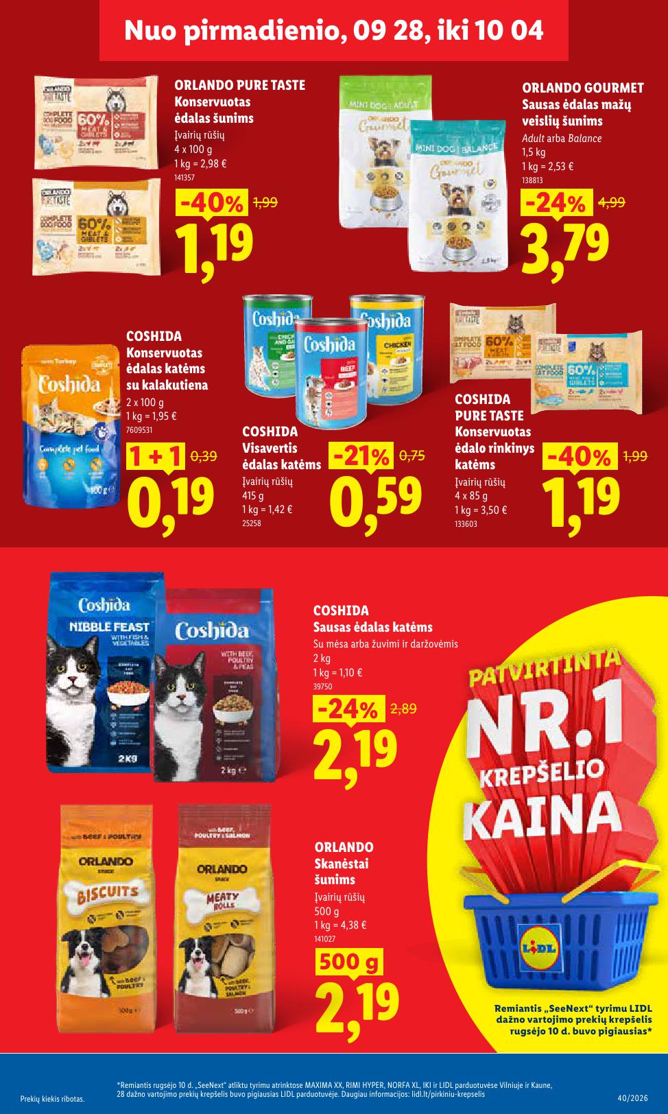 Naujausias LIDL kaininis katalogas 2026.09.28 - 2026.10.04