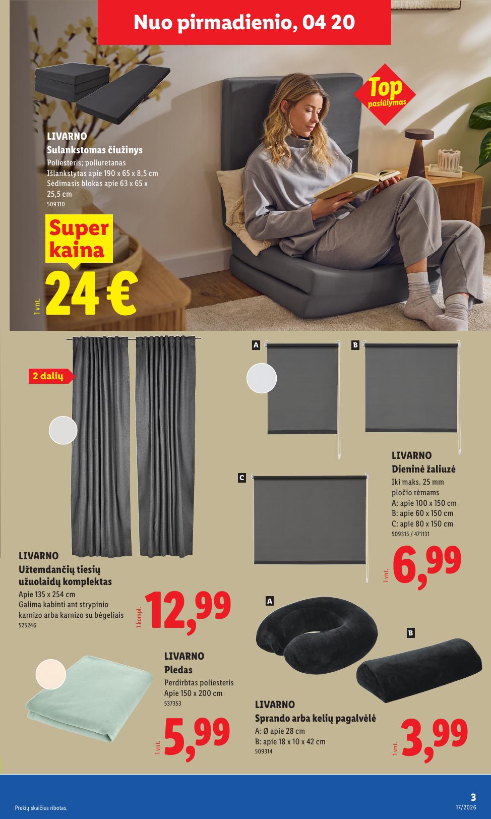 LIDL ne maisto prekių leidinys 2026.04.20 - 2026.04.26