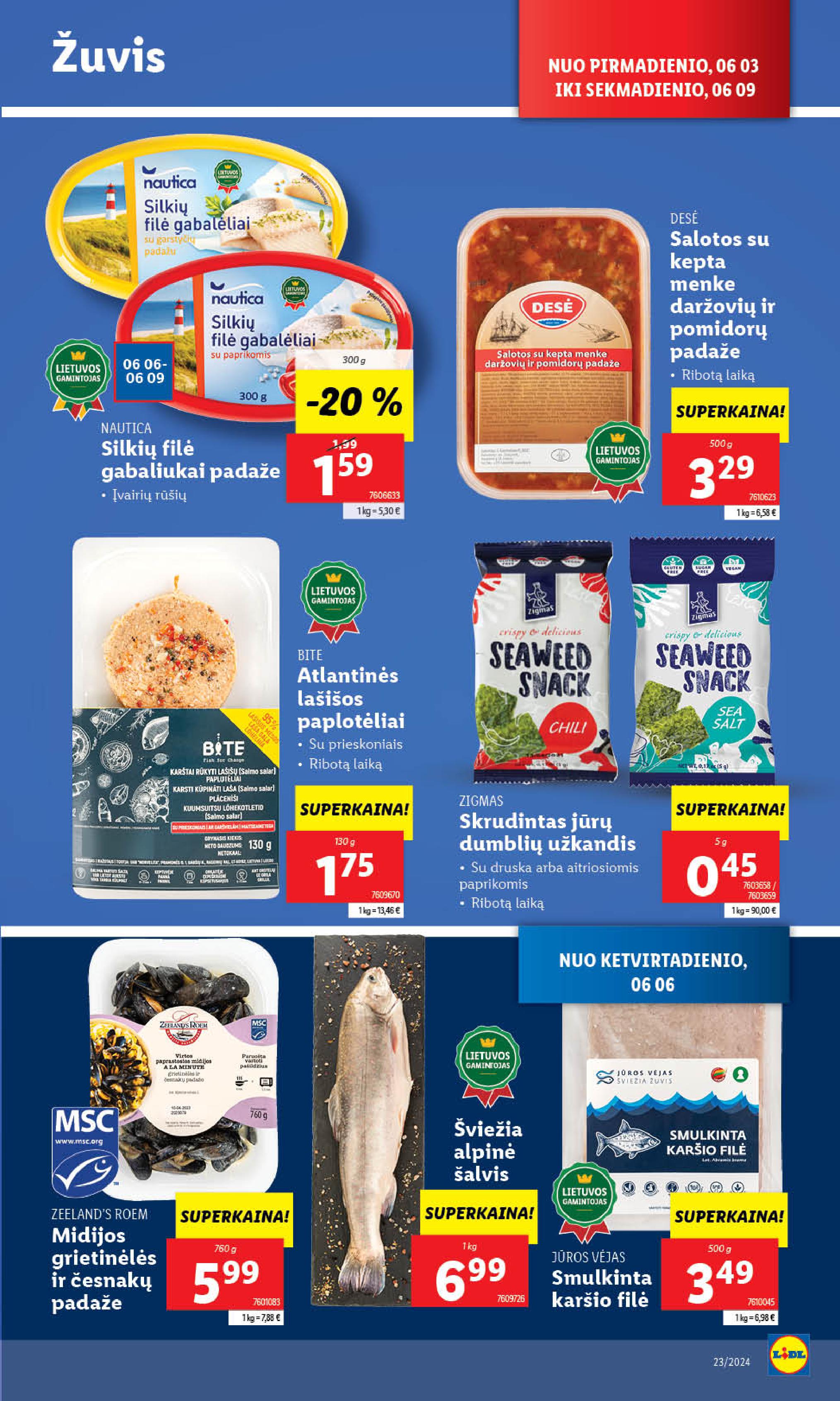 Naujausias LIDL kaininis katalogas 2024.06.03 - 2024.06.09