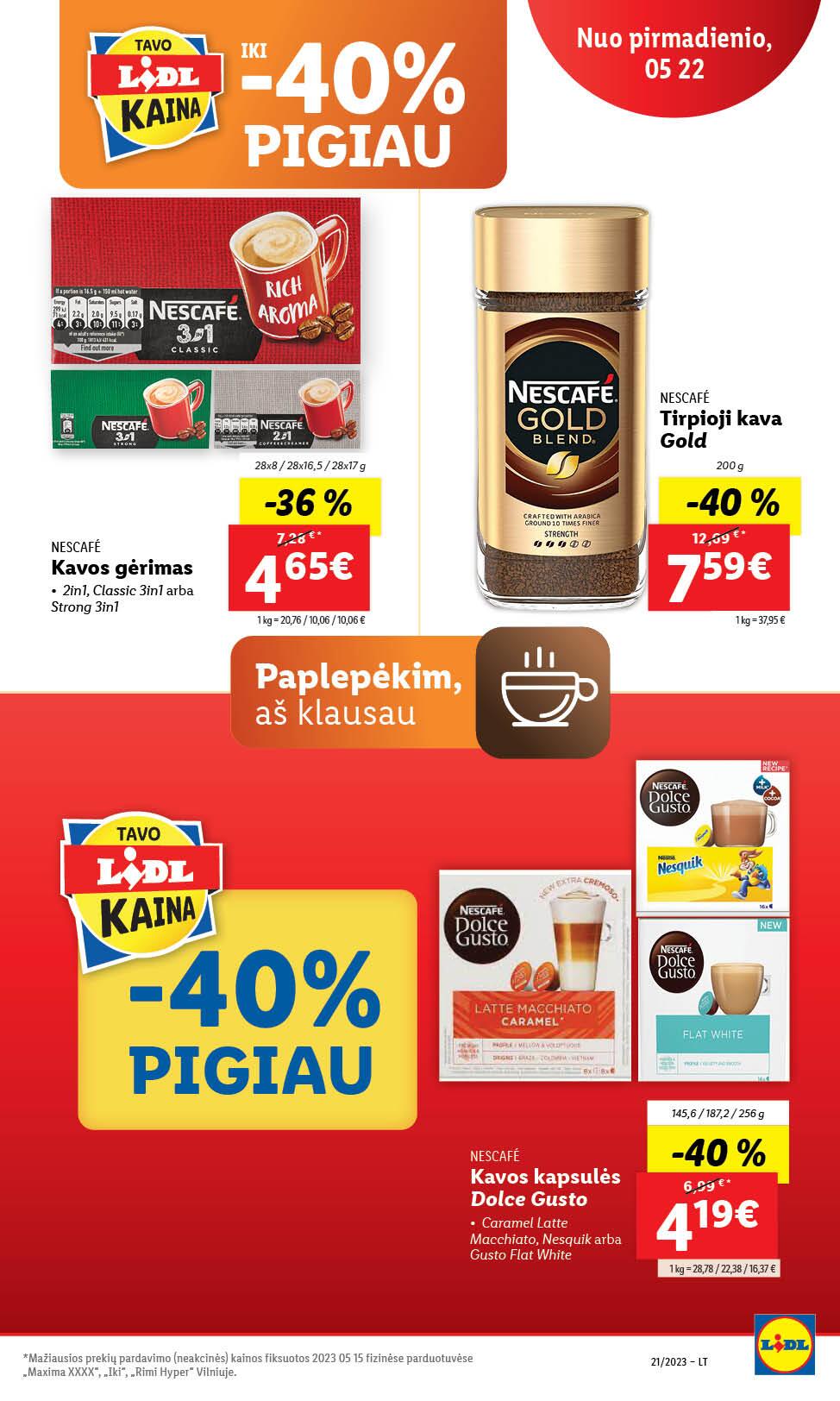 Naujausias LIDL kaininis katalogas 2023.05.22 - 2023.05.28